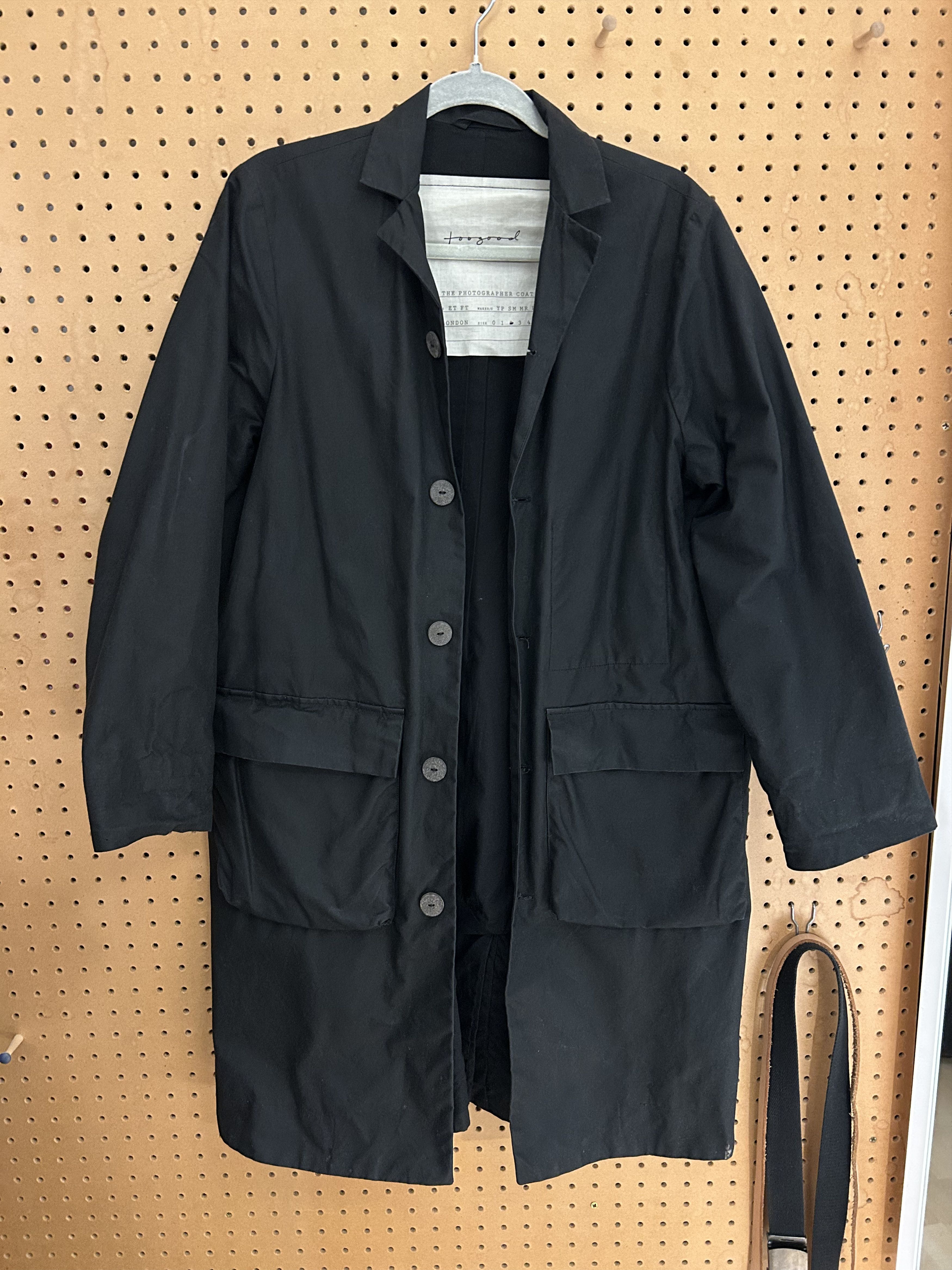 Toogood Toogood Photographers Jacket - Waxed Black Cotton Size US M / EU 48-50 / 2 - 1 Thumbnail