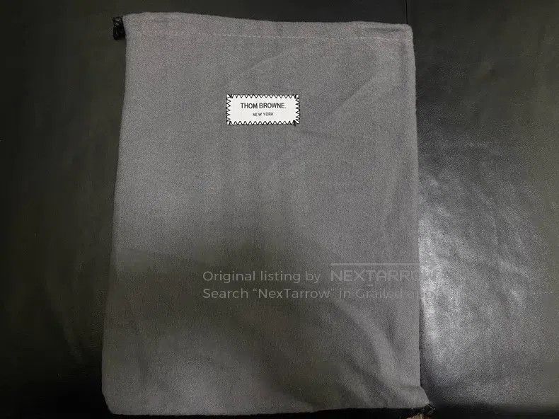Thom Browne Thom Browne Men's Handbag Gray Four Stripe Design Size ONE SIZE - 6 Thumbnail