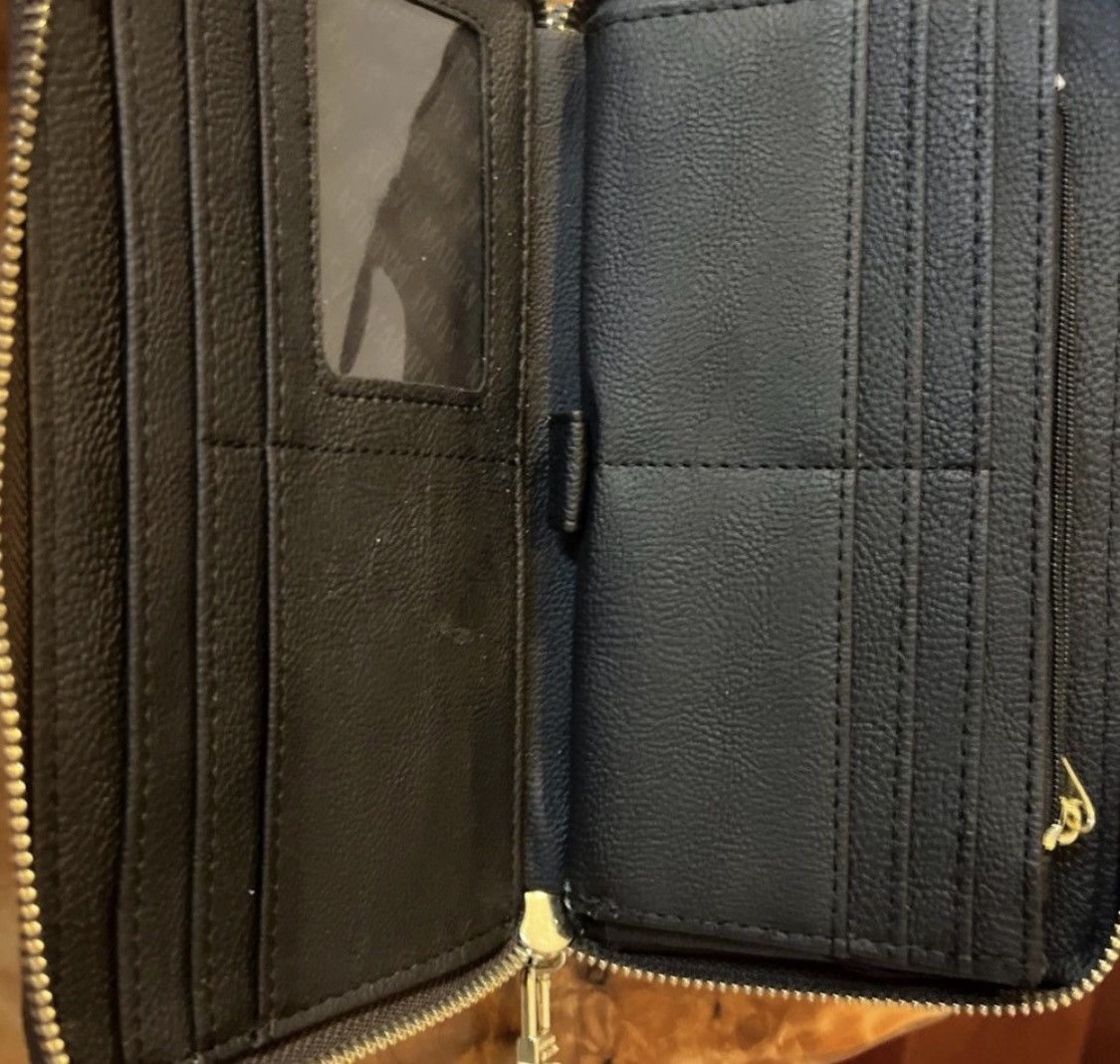 Steve Madden Steve Madden Brown and black leather wrist wallet Size ONE SIZE - 3 Thumbnail