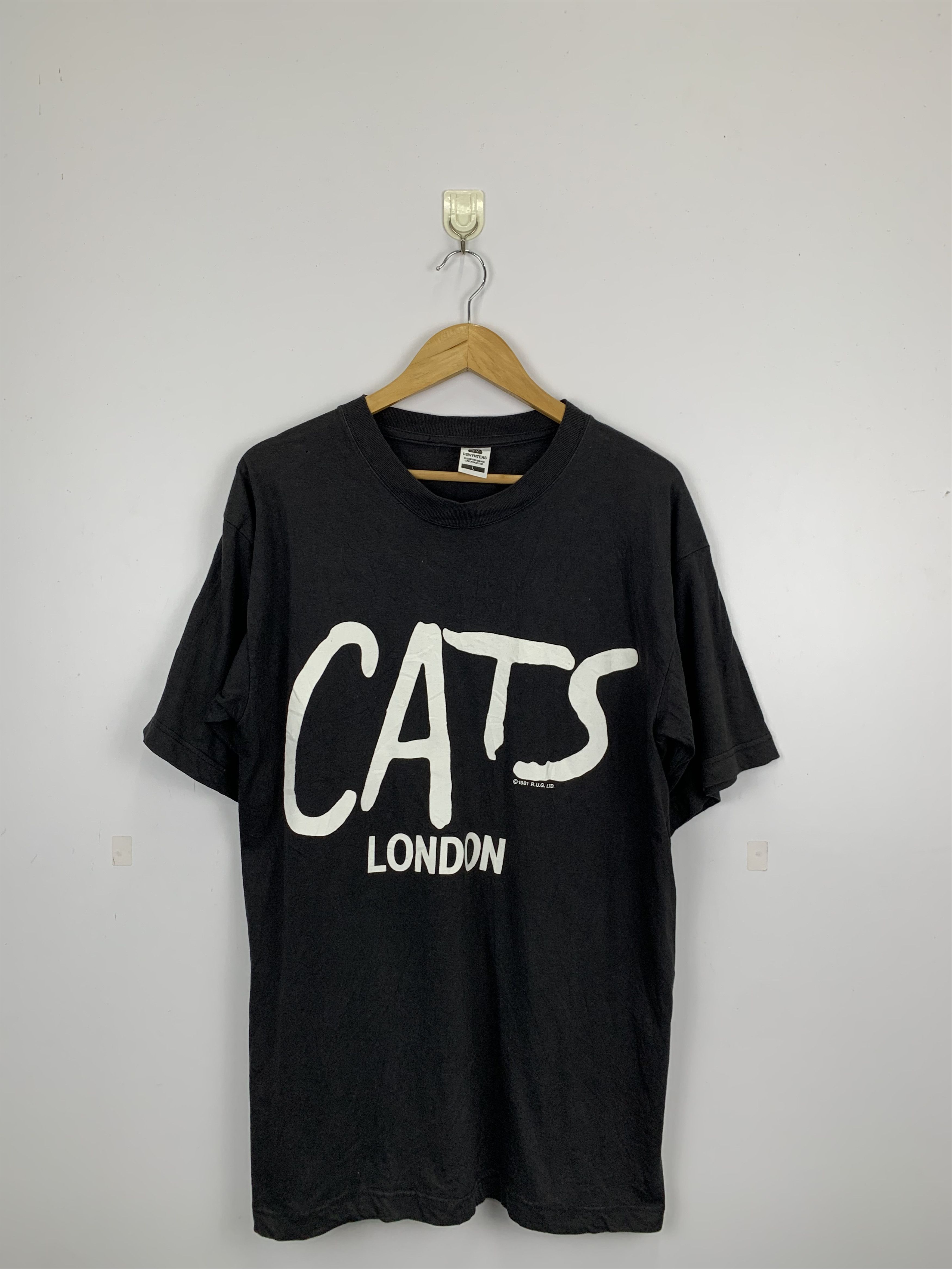 Other Vintage 80s Cats London T Shirt TA0124 Size US L / EU 52-54 / 3 - 3 Thumbnail