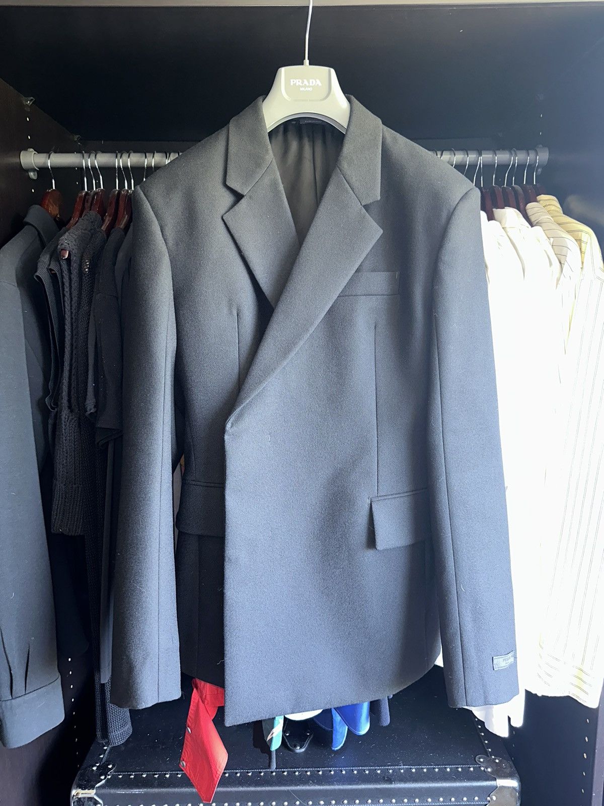 Prada PRADA FW22 Double Breasted Blazer Runway Jacket 2022