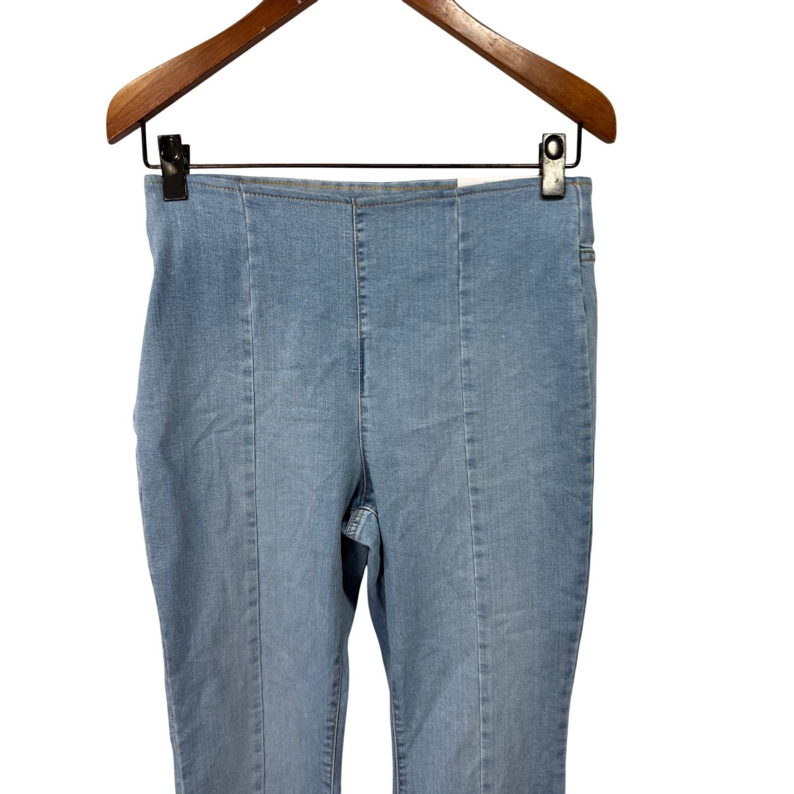 Macys INC International Concepts Jeans 10 Pull On Flare NEW # G620 Size 32" / US 10 / IT 46 - 7 Thumbnail