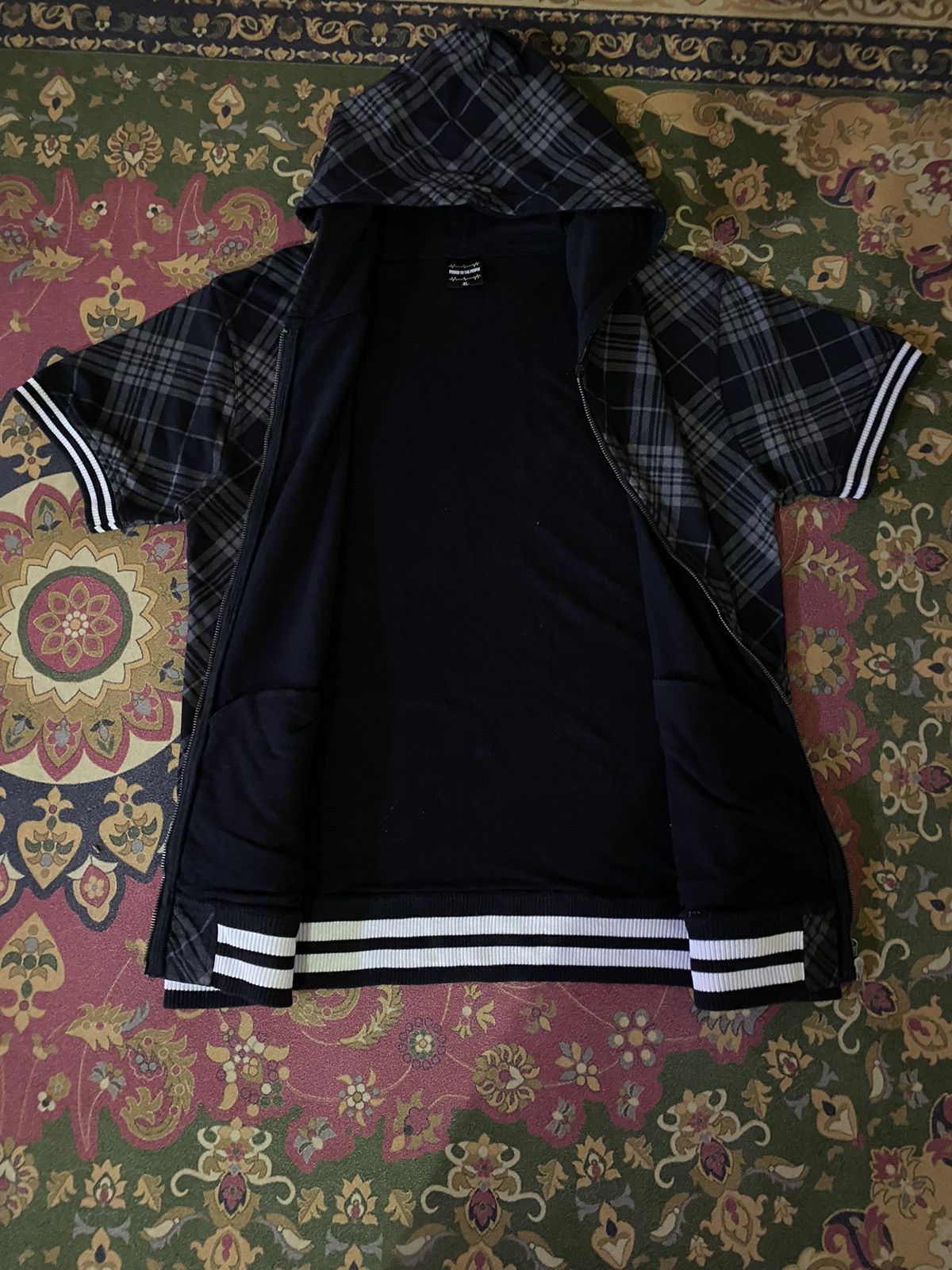 Japanese Brand × Vintage Japanese Brand Power To The People Zipper Hoodie Punk Style Size US L / EU 52-54 / 3 - 7 Thumbnail