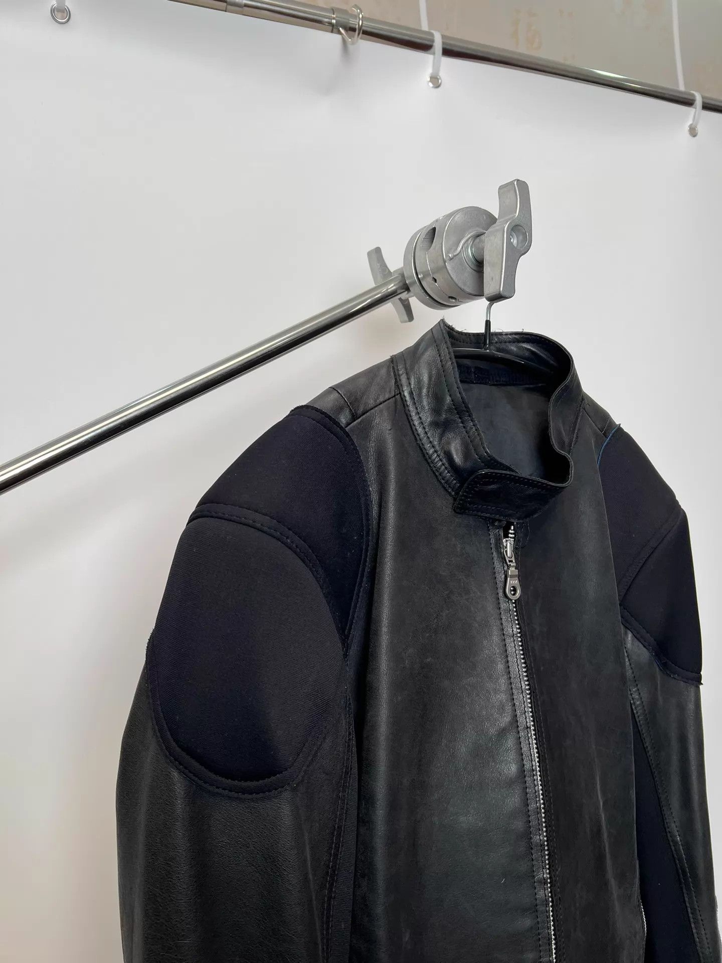 Yohji Yamamoto Yohji Yamamoto AAR Calf Leather Biker Scimitar Balenciaga Size US L / EU 52-54 / 3 - 4 Thumbnail