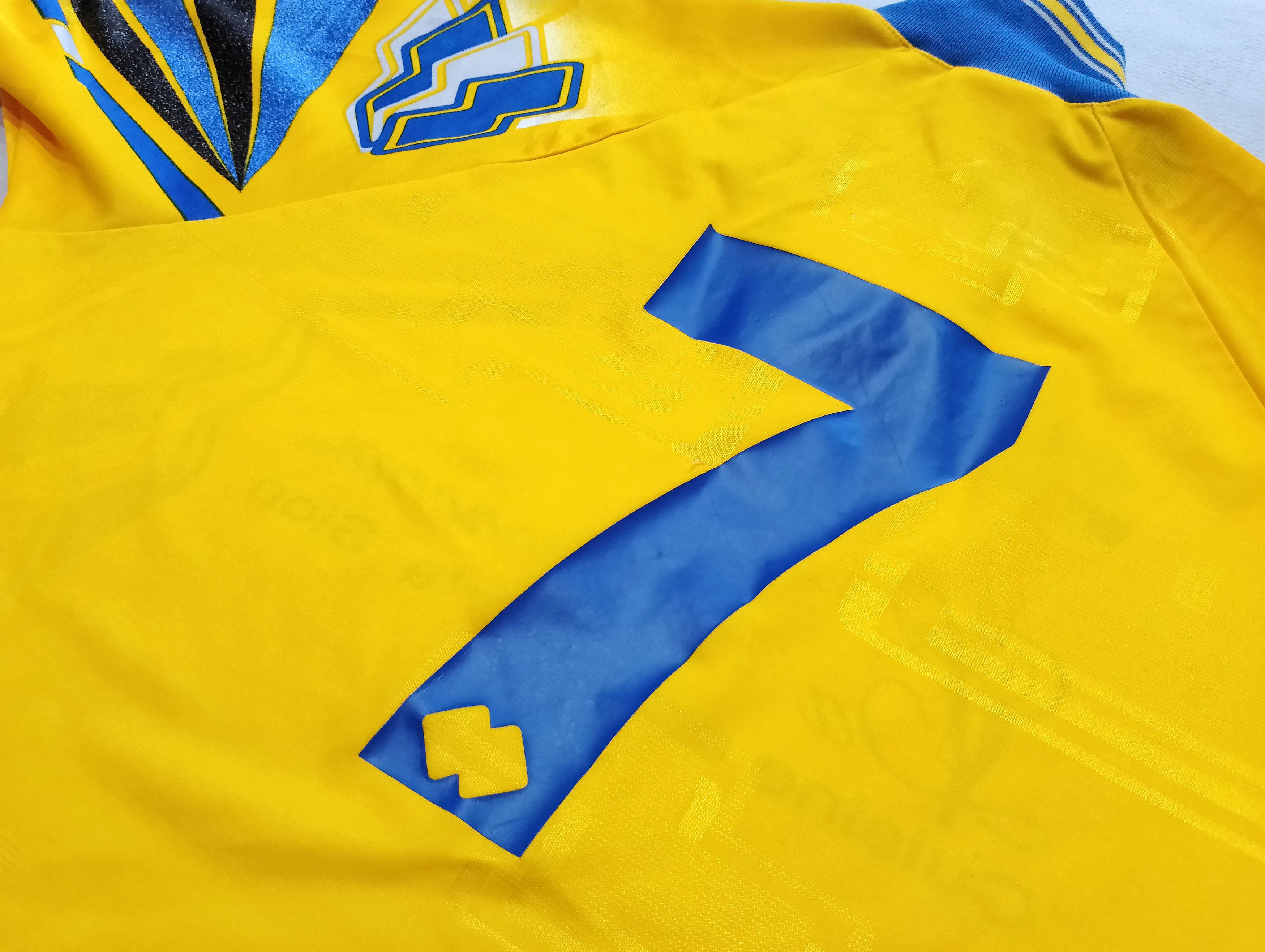 Errea 1990s Away Football Shirt Erreà Jersey #7 Retro Soccer Top Size US XXL / EU 58 / 5 - 9 Thumbnail