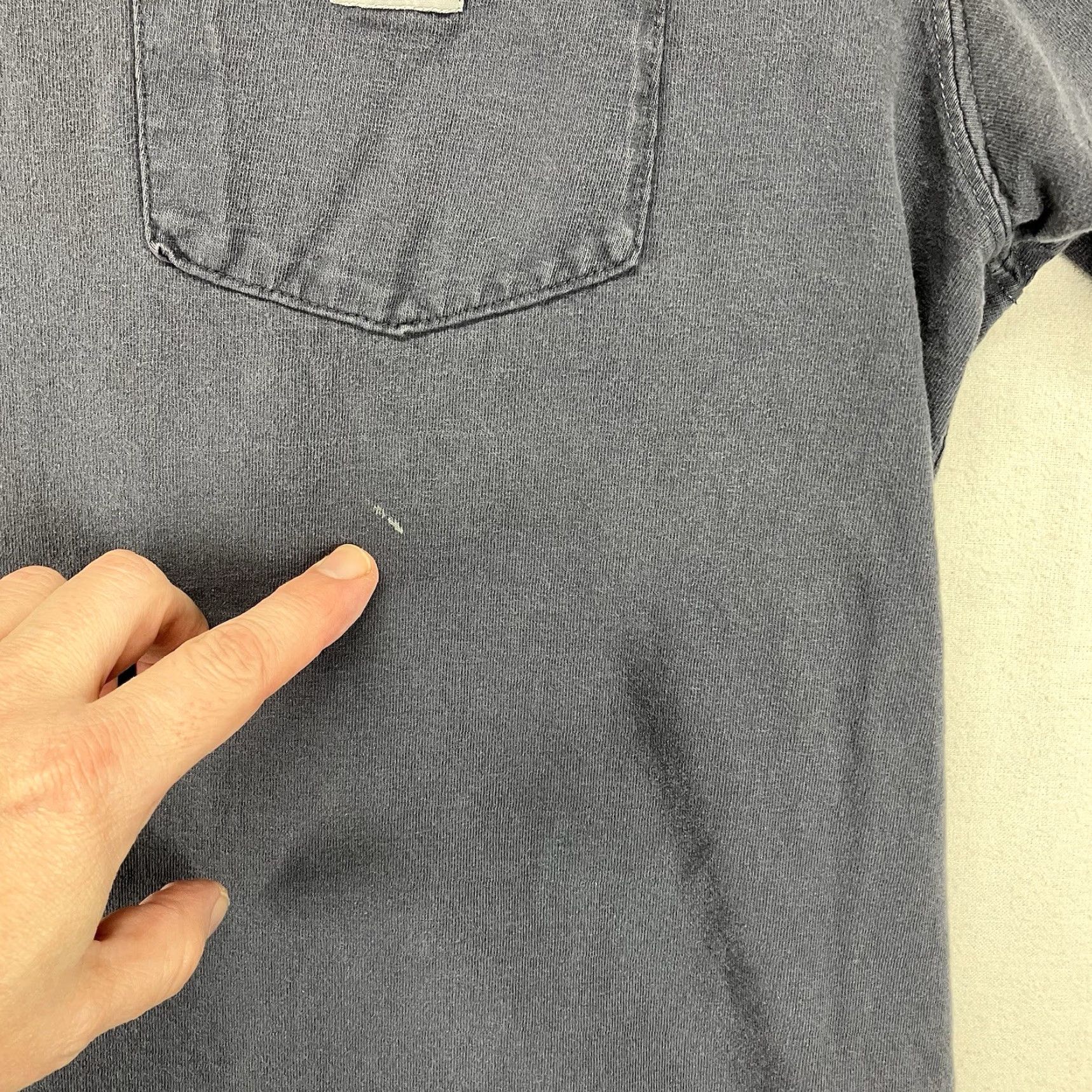 Carhartt VINTAGE Carhartt Mens T-Shirt Grunge Oversized Medium Short Sleeve Blue Crew Neck Logo Cotton All Seasons Heavyweight Regular 2010-2019 Mens Size US M / EU 48-50 / 2 - 6 Thumbnail