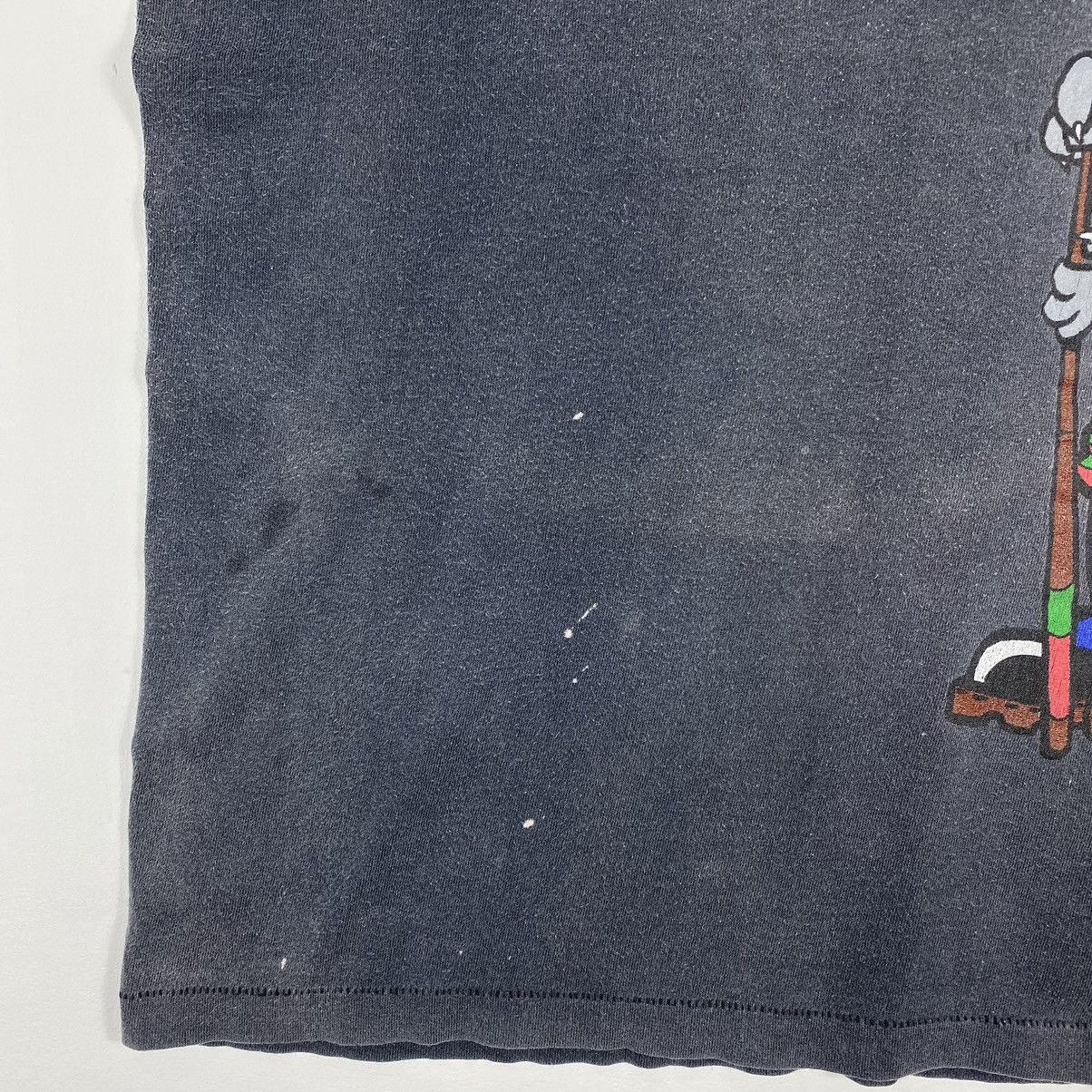 Vintage Vintage 90's NINE BALL Cat & Dog Billiards Faded Graphic Tee Size US L / EU 52-54 / 3 - 4 Thumbnail