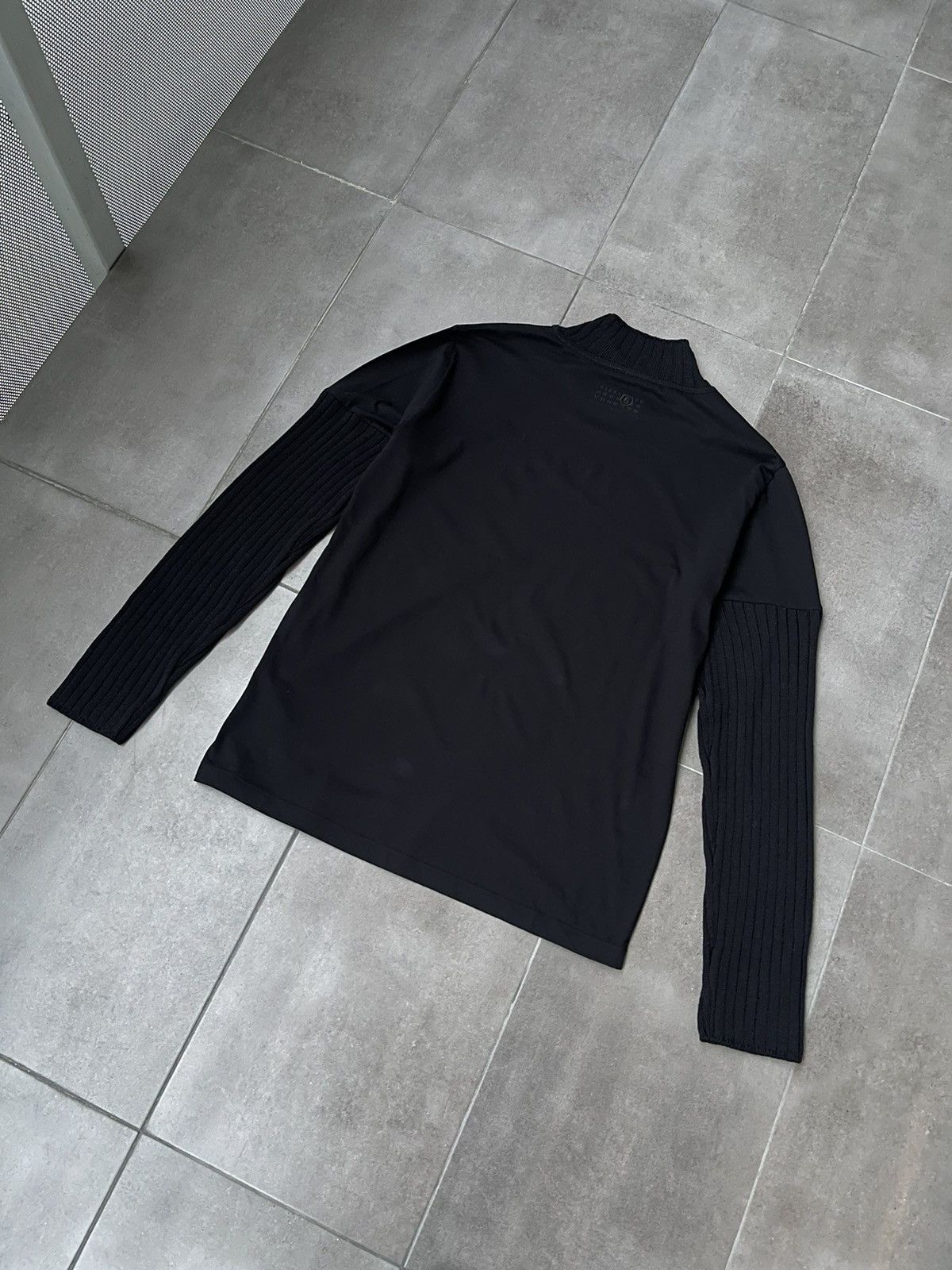 Maison Margiela !DS! SS23 Maison Margiela Long Sleeved Black Top Sweater Size US XL / EU 56 / 4 - 15 Thumbnail