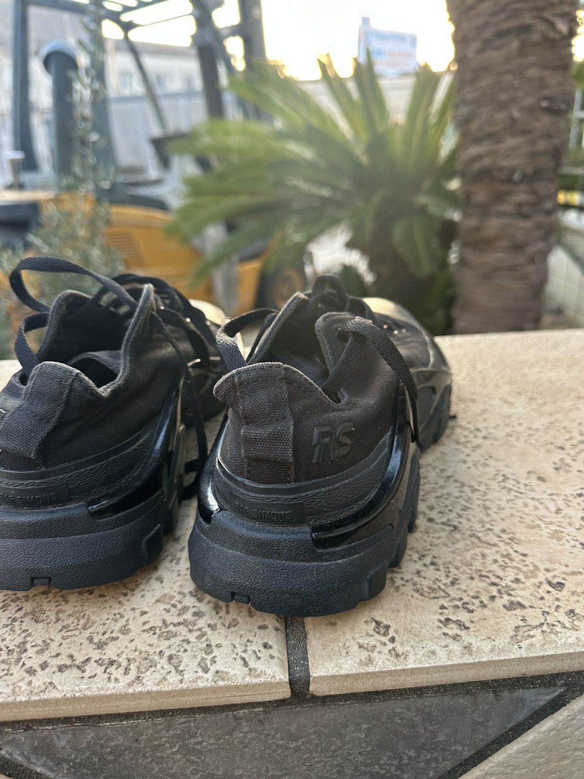 Adidas × Raf Simons Raf Simons x Adidas Shoes Sneakers Detroit Runner Black Size US 7 / EU 40 - 9 Thumbnail