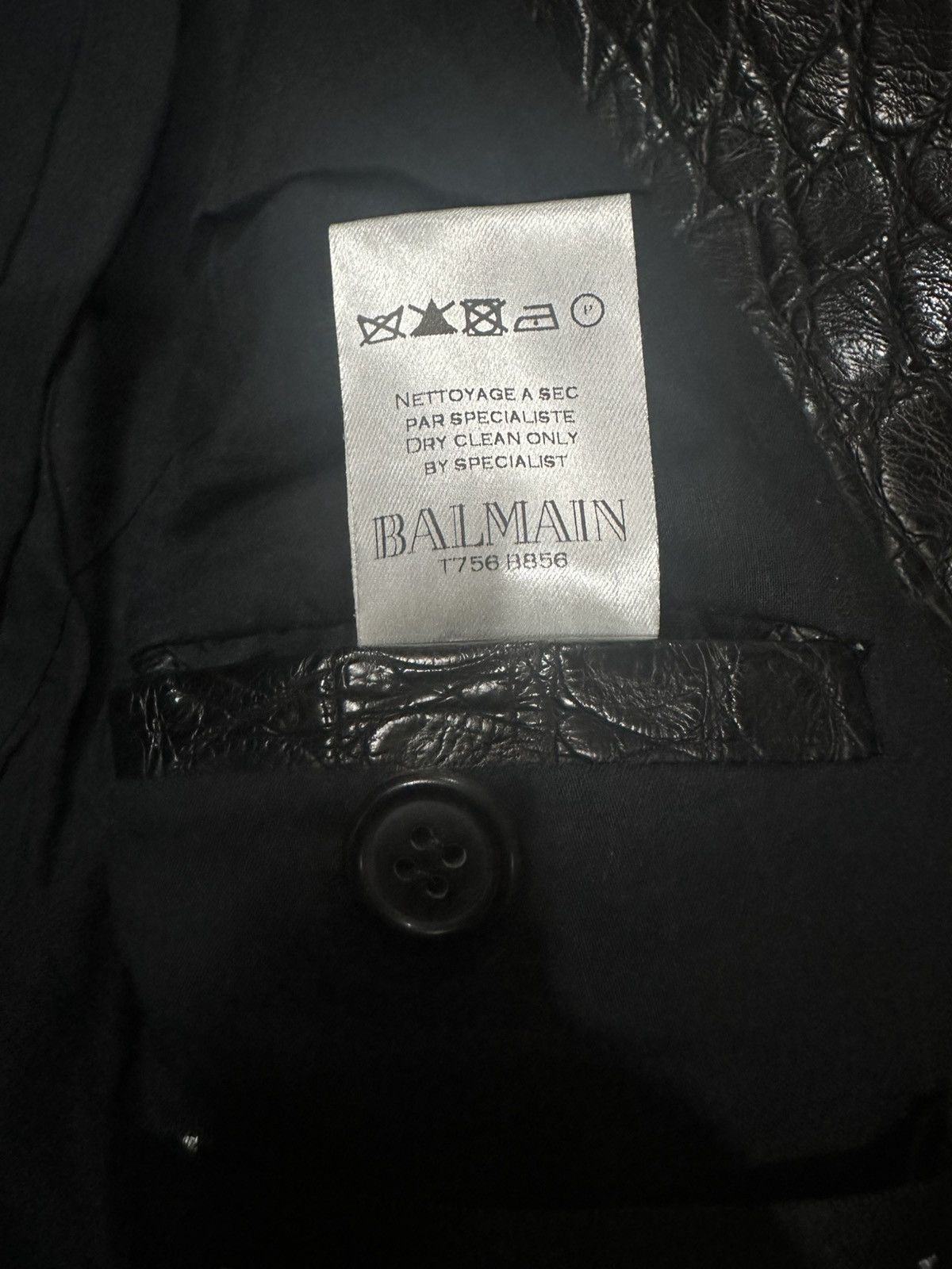 Balmain Balmain crocodile jacket Size US S / EU 44-46 / 1 - 5 Thumbnail