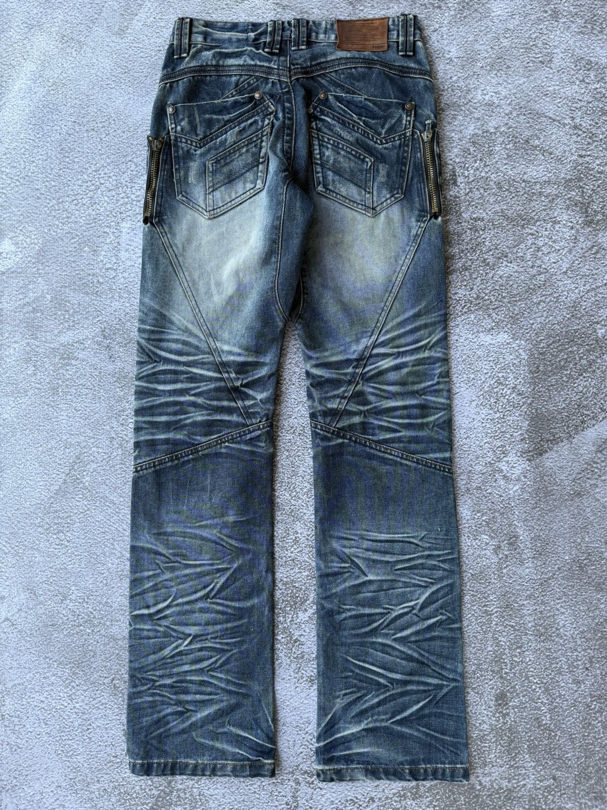 If Six Was Nine × Japanese Brand × Le Grande Bleu (L.G.B.) flared pomelo jeans fading lightning denim Ifsixwasnine lgb Size US 30 / EU 46 - 3 Thumbnail