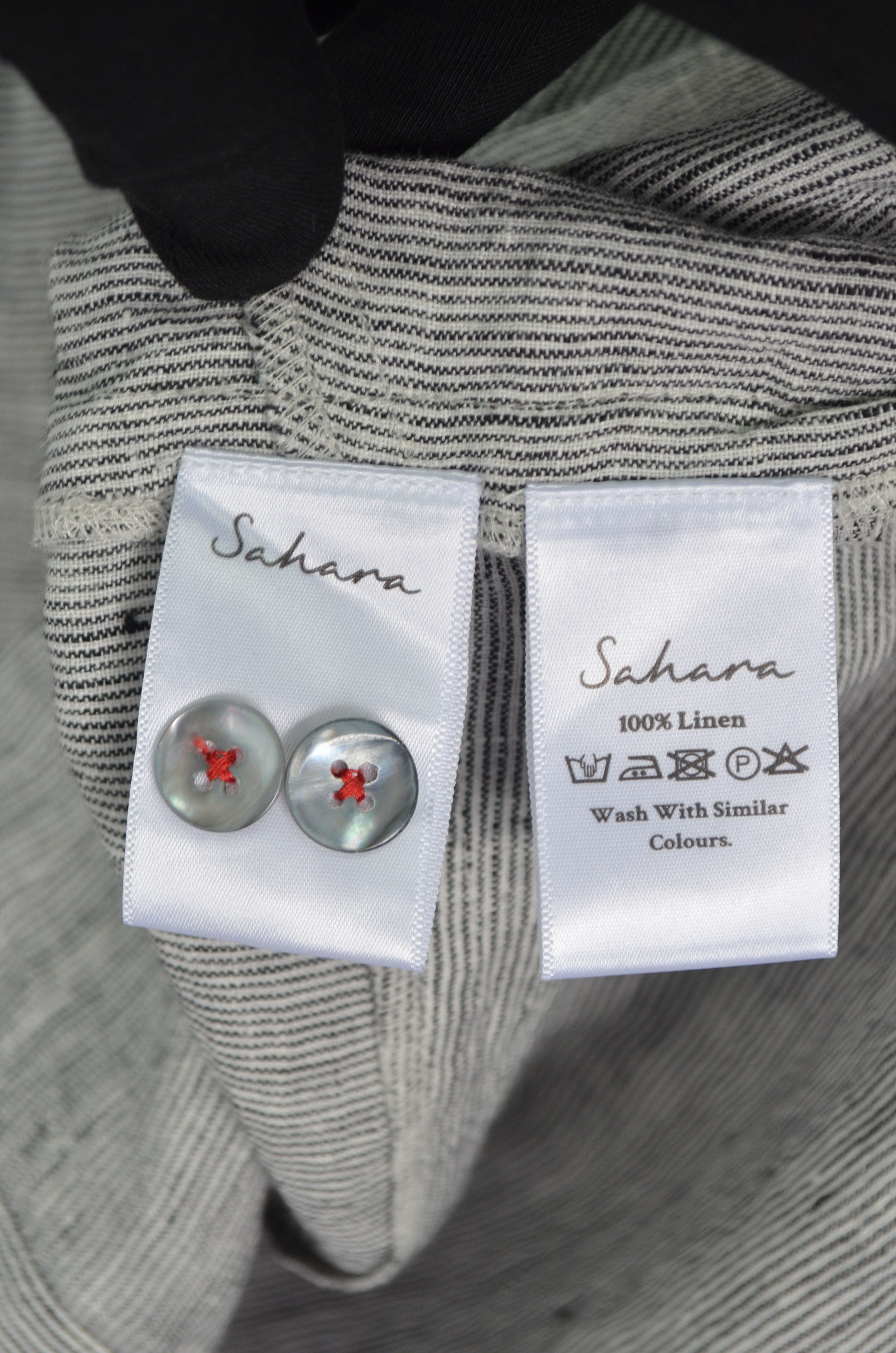 Designer × Sahara Club Sahara Striped Striped Tunic Shirt Linen Size S-M Oversize Size S / US 4 / IT 40 - 11 Thumbnail