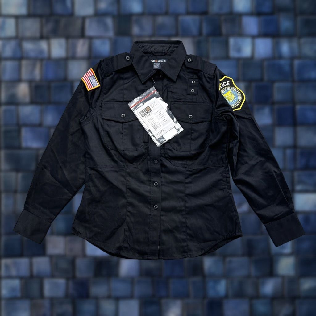 Vintage VINTAGE 5.11 Tactical B Class PDU Army Police Long Sleeve Midnight Navy Women’s XS NEW Size XS / US 0-2 / IT 36-38 - 1 Thumbnail