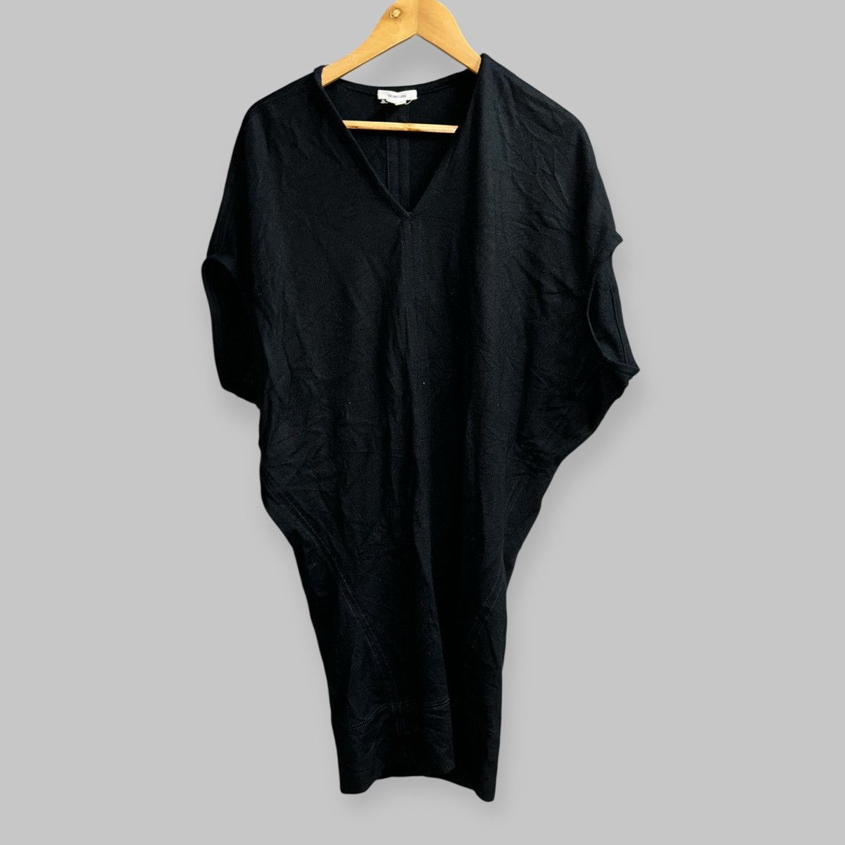 Helmut Lang Body Sonar Wool Asymmetrical Dress Size S / US 4 / IT 40 - 2 Thumbnail