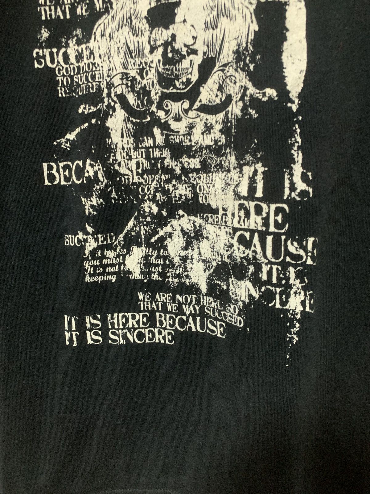 Le Grande Bleu (L.G.B.) Japanese Commontage Poem Double Layer Tee Shirt Size US L / EU 52-54 / 3 - 11 Thumbnail
