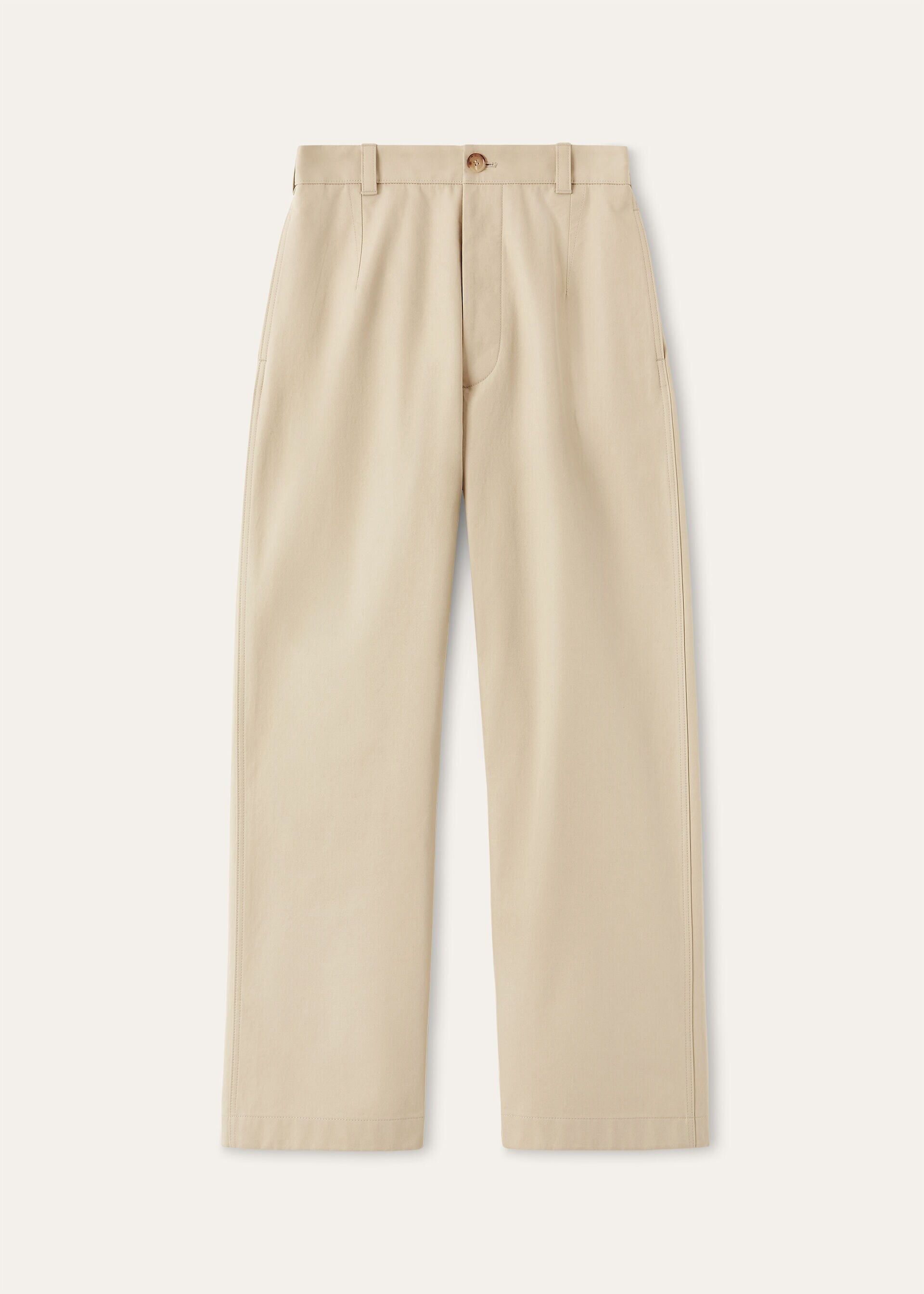 Loro Piana os11x0426 FAR0327 Yoko Pant in Rammed Beige Size 26" / US 2 / IT 38 - 1 Thumbnail