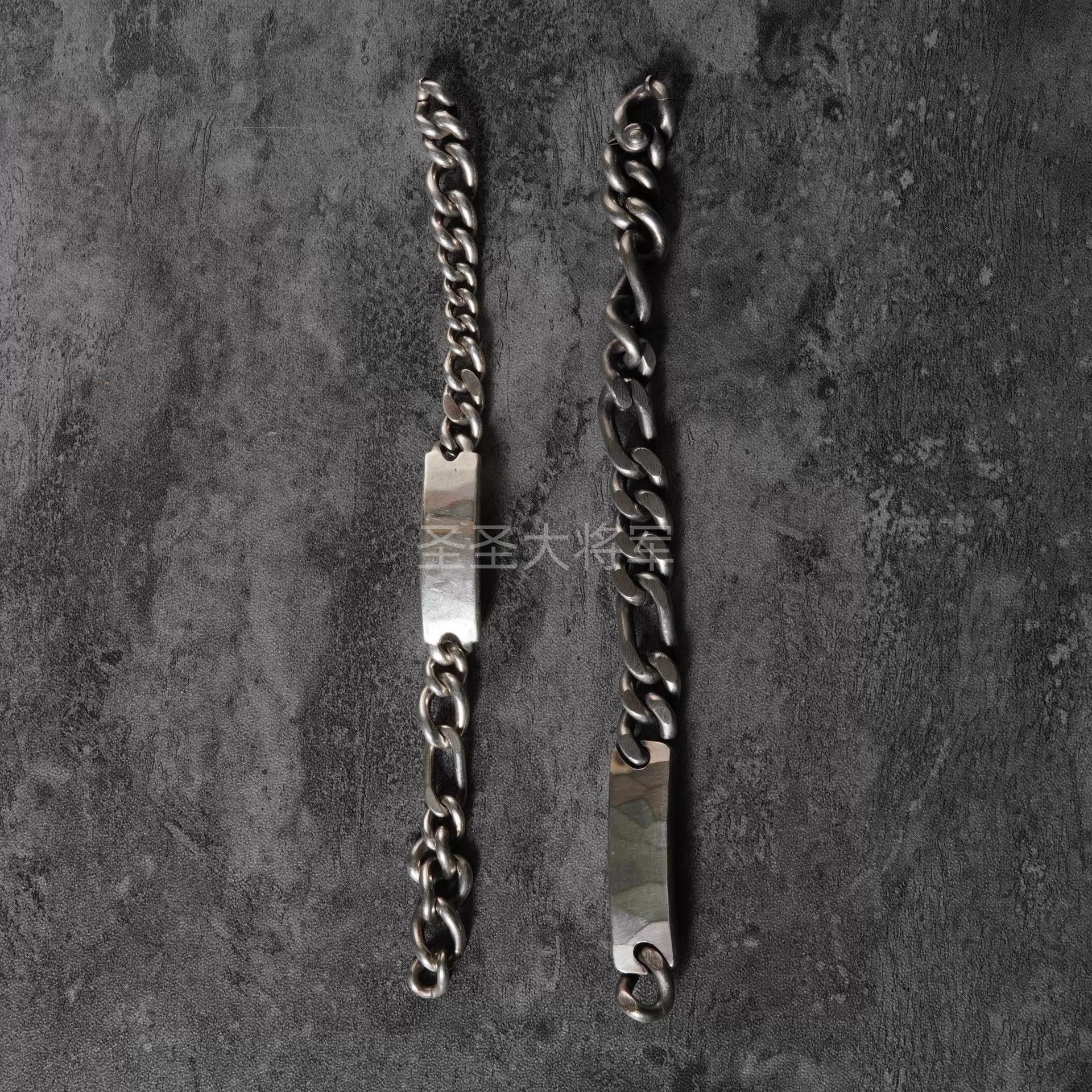 Werkstatt Munchen Vintage Werkstatt Munchen M2305 Heavy Silver Bracelet S+M Size ONE SIZE - 5 Thumbnail