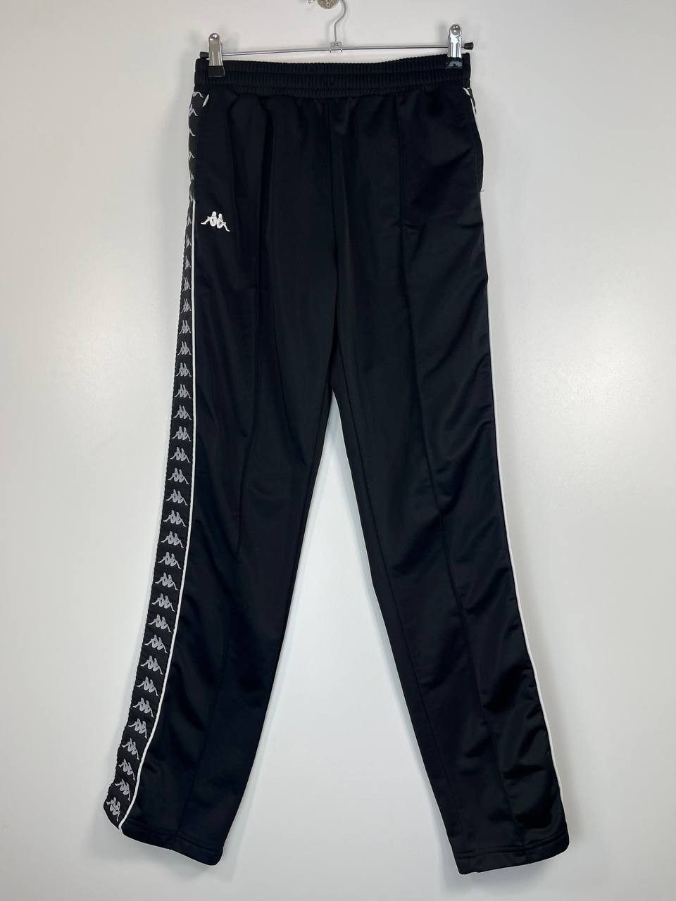 Kappa Kappa Track Pants Black Vintage Style Logo Tape Size S Size US 36 / EU 52 - 1 Thumbnail