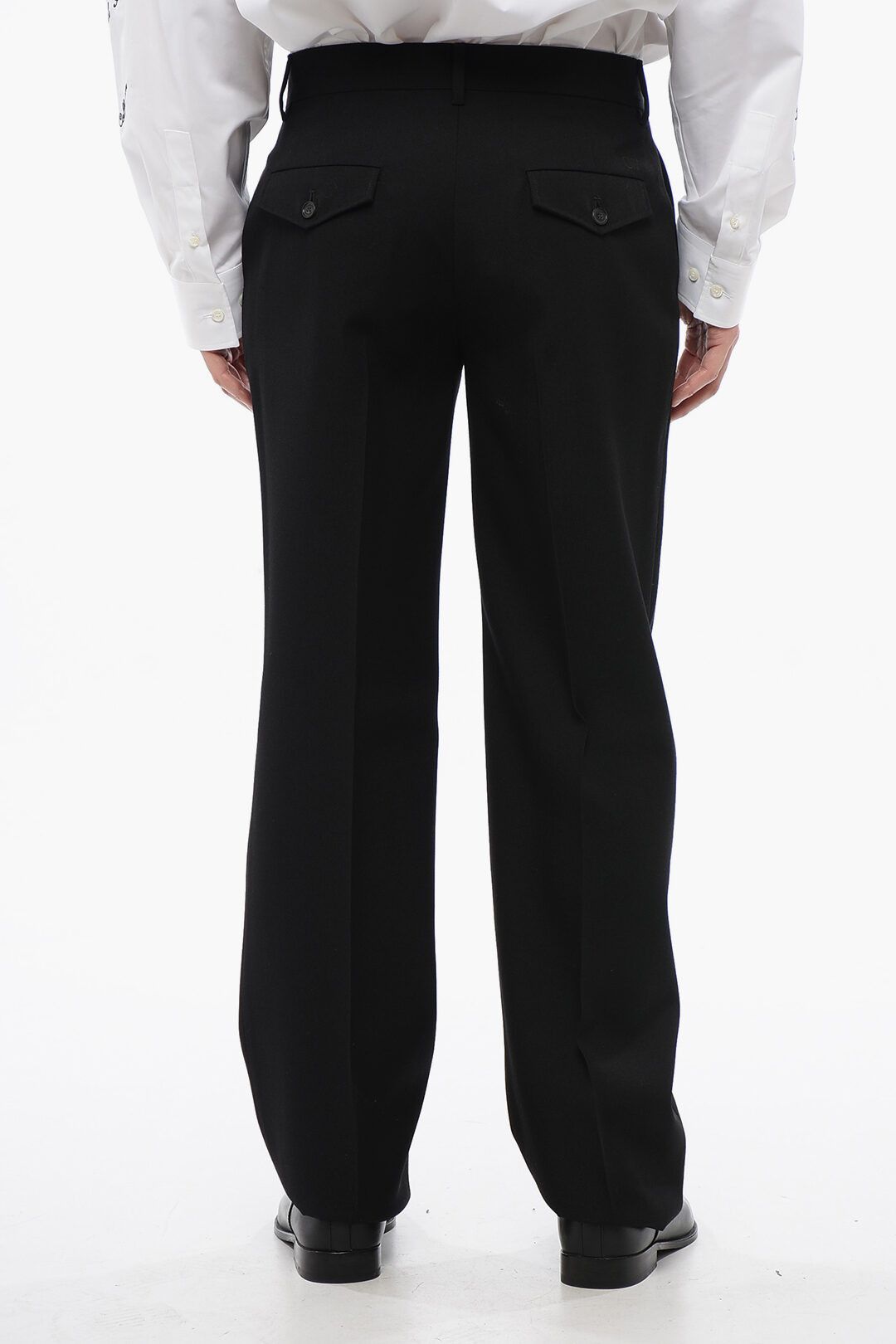 Off-White og1mm1025 Slim Fit Buffalo Pant in Black Size US 32 / EU 48 - 2 Thumbnail