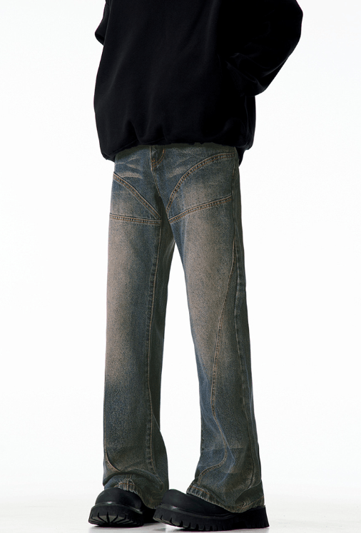 Japanese Brand × Jean American retro washed distressed Cleanfit flared jeans Size US 32 / EU 48 - 3 Thumbnail