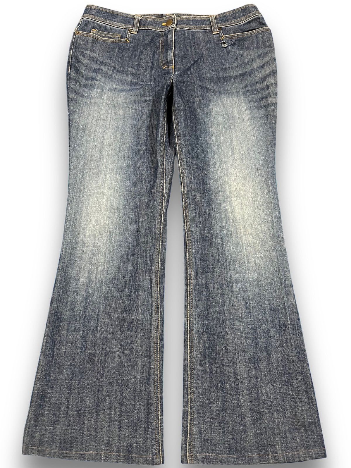 Vintage Vintage Christian Aujard Flare Bootcut Thight Ass Denim Size US 34 / EU 50 - 1 Thumbnail