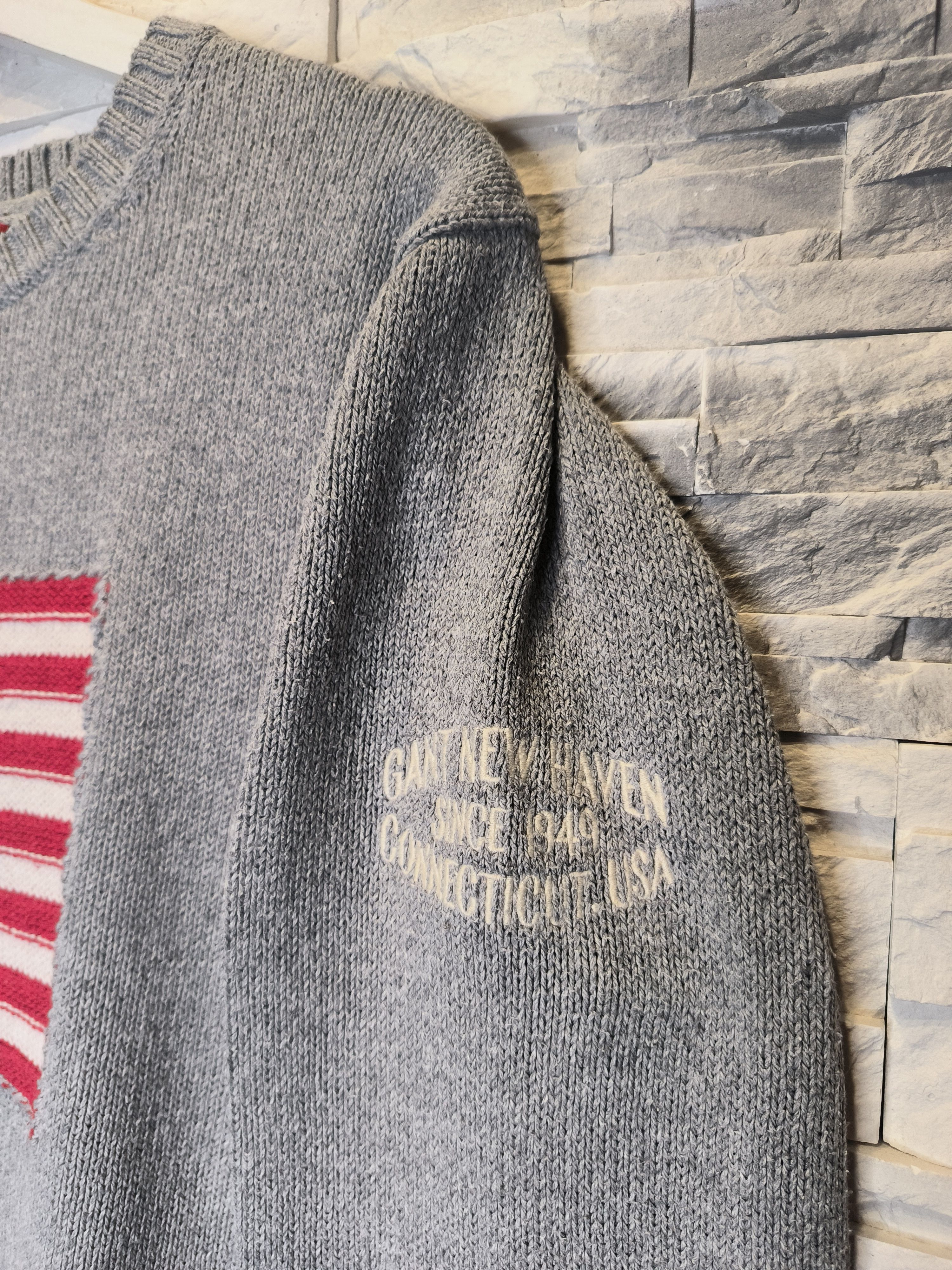 Gant Vintage Gant Knitwear USA Flag Sweatshirt Logo Size US M / EU 48-50 / 2 - 3 Thumbnail
