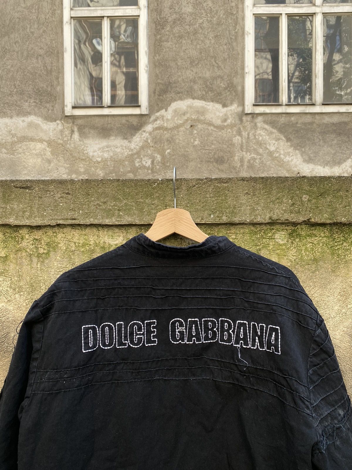Dolce & Gabbana × Vintage Vintage Dolce & Gabbana D&G Embroidered Logo Denim Jacket Size US L / EU 52-54 / 3 - 5 Thumbnail