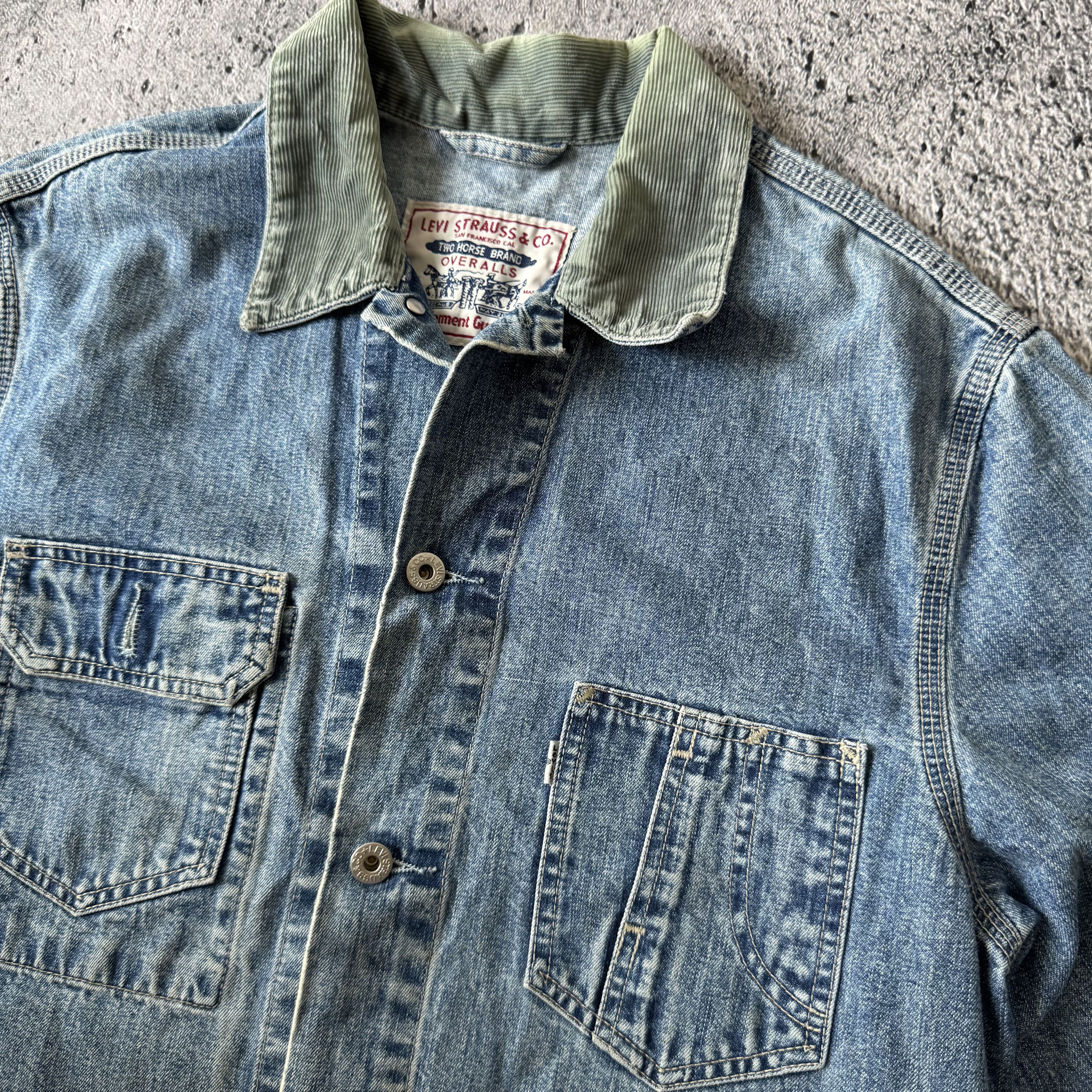 Levi's Vintage Levis Chore Coat 70665 80s Japennese Style Size M / US 6-8 / IT 42-44 - 4 Thumbnail