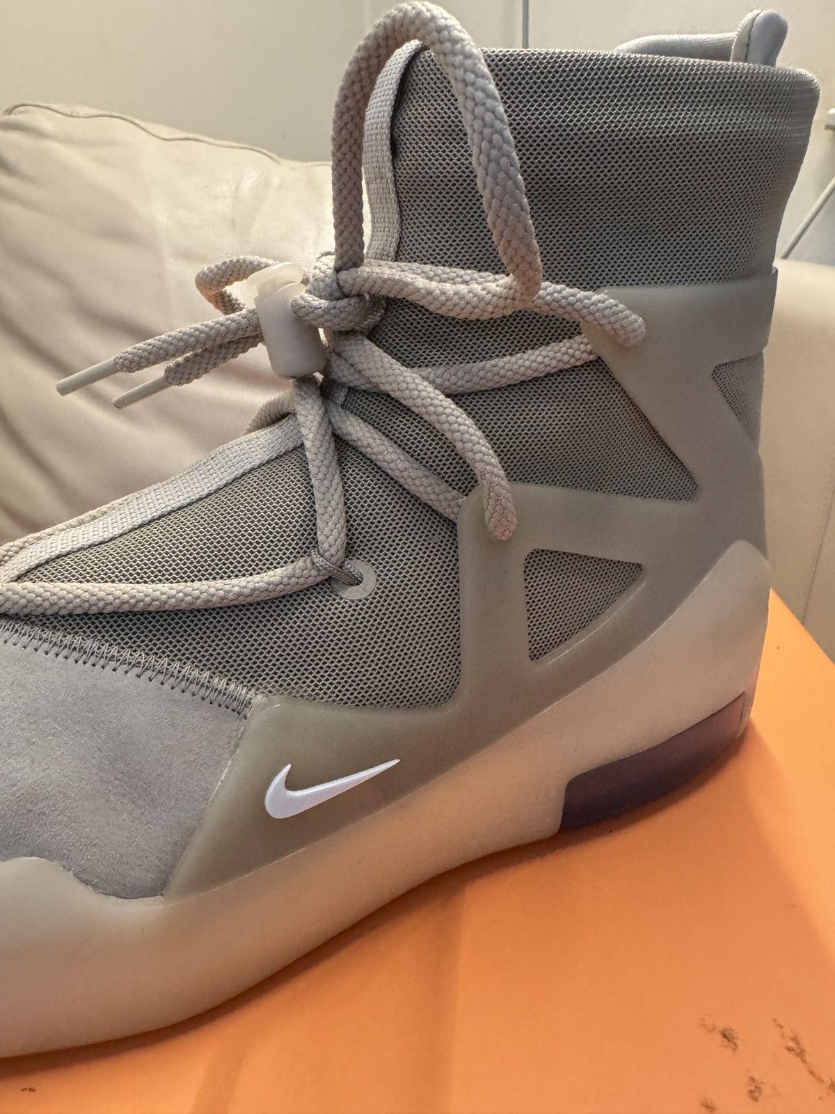 Fear of God × Nike Nike x Fear of god- Air fear of god 1 Oatmeal Size US 10 / EU 43 - 6 Thumbnail