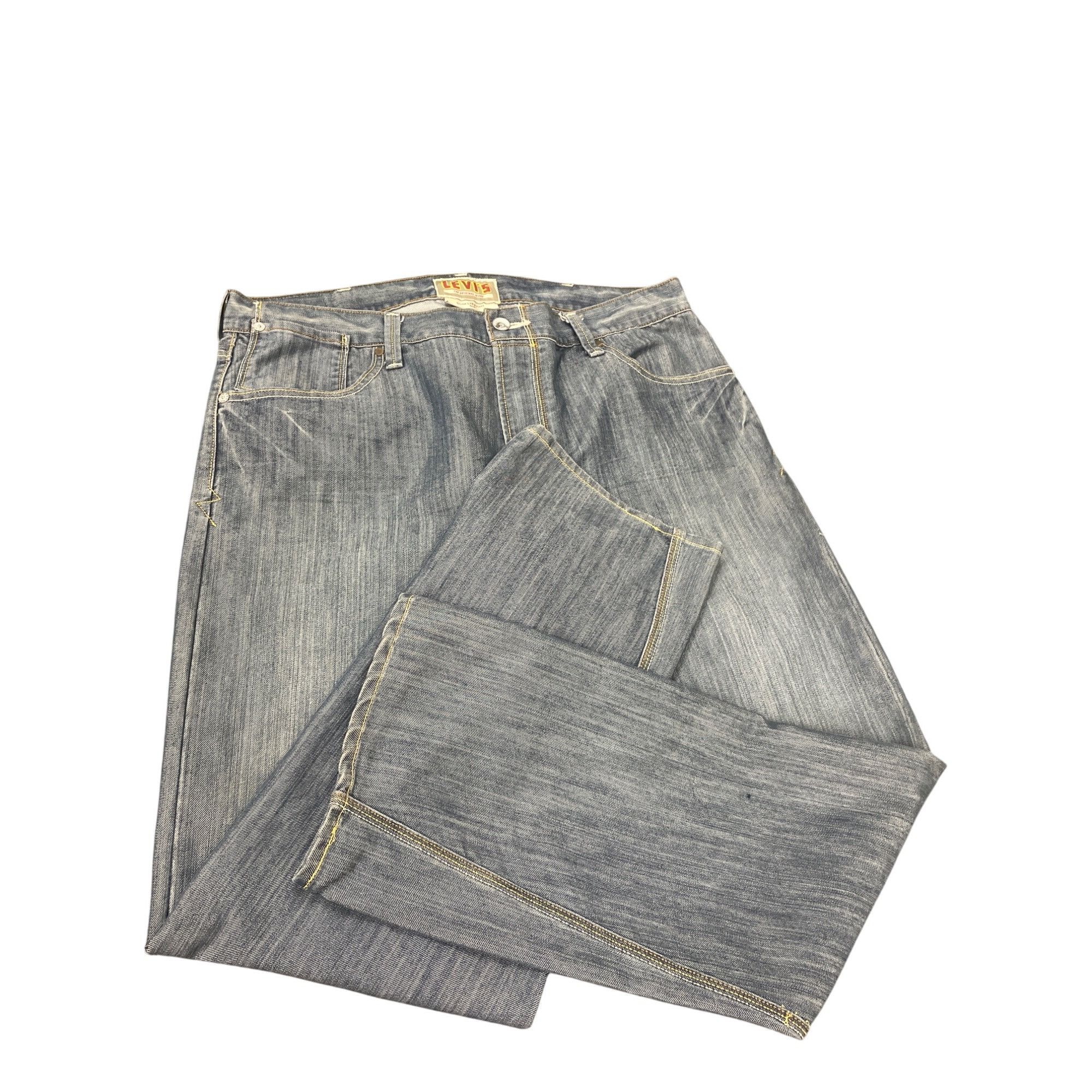 Levi's Levis 514 Slim Straight Mens Blue Jeans Size 34x32 SKU 8377 Size US 40 / EU 56 - 14 Thumbnail