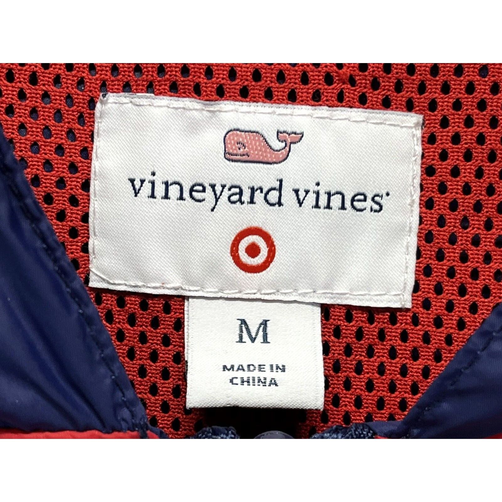 Vineyard Vines Vineyard Vines Windbreaker Jacket Multicolor Hooded 1/4 Zip Mens Medium Size US M / EU 48-50 / 2 - 4 Thumbnail