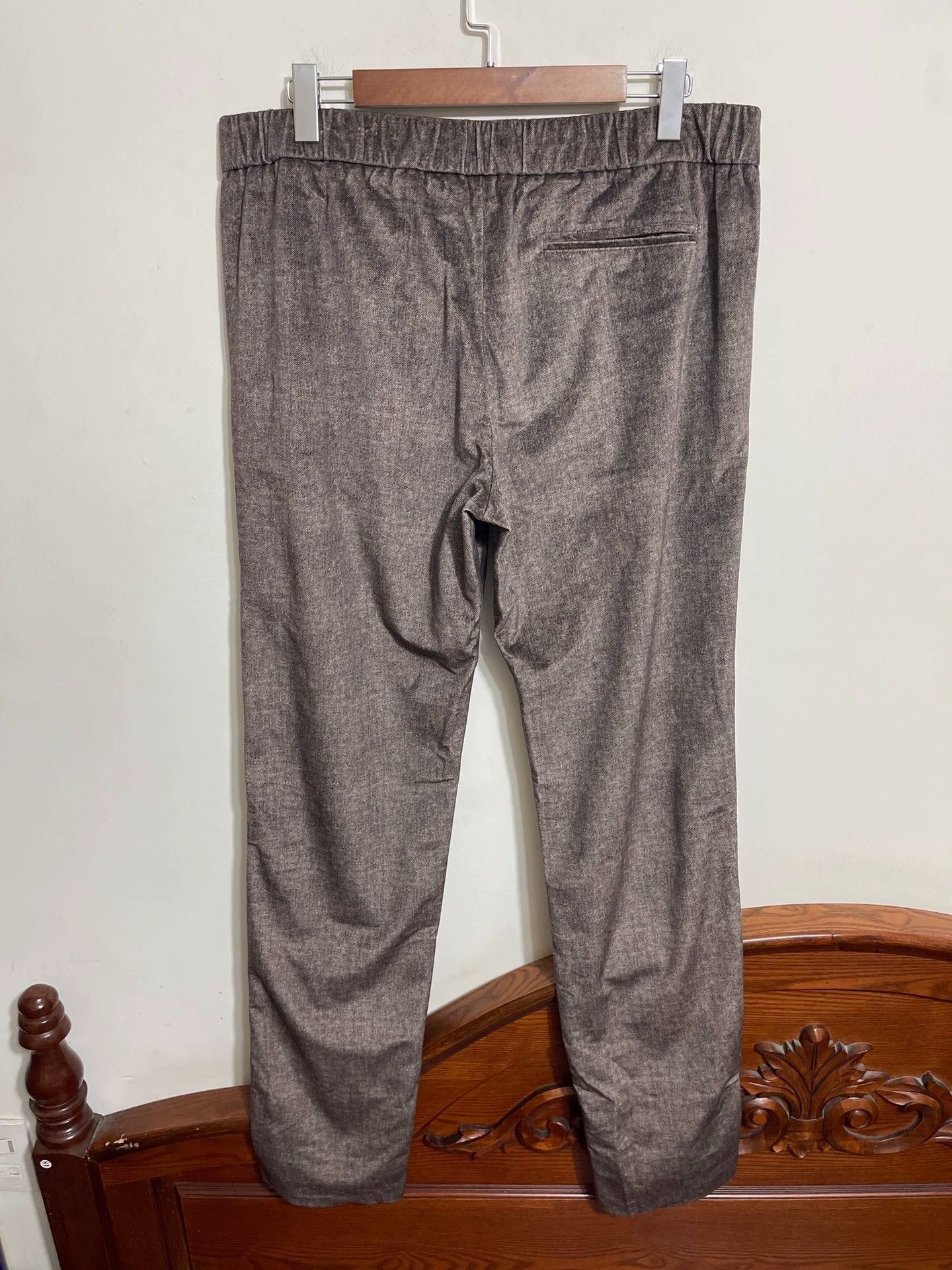 Giorgio Armani Giorgio Armani Slim Fit Camel Velvet Pants Size 54 Size US 38 / EU 54 - 2 Thumbnail