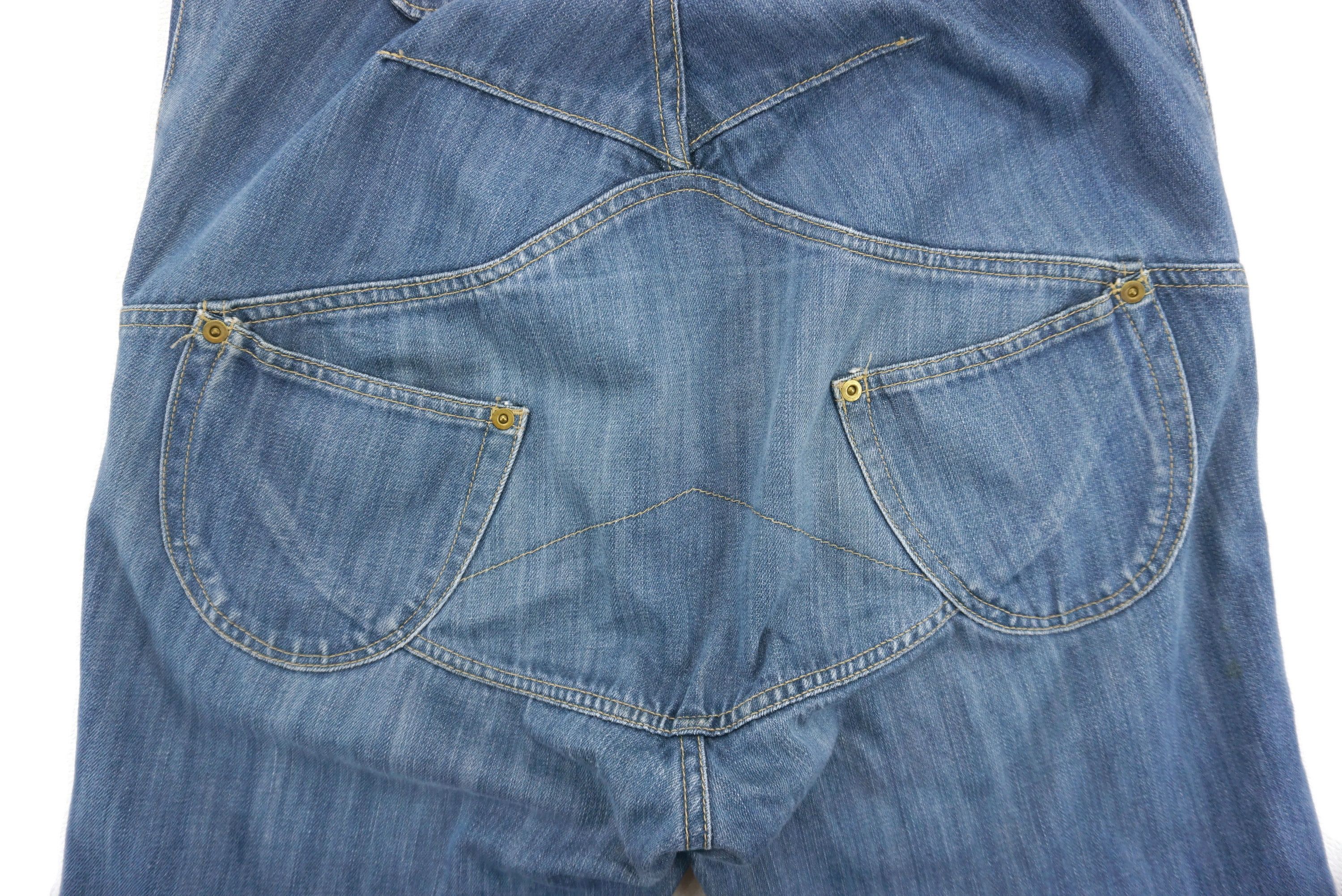 Japanese Brand Mercibeaucoup Jeans fit W31xL25.5 Dropped Crotch Cropped Size US 28 / EU 44 - 12 Thumbnail