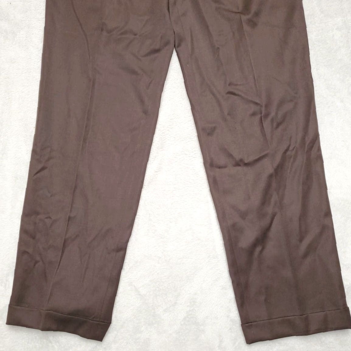 Vintage Pazoni Pants Mens 38x33 Black Pleated 100% Wool Dress Slacks Como 2 Style 711 Shirt Size US 38 / EU 54 - 2 Thumbnail