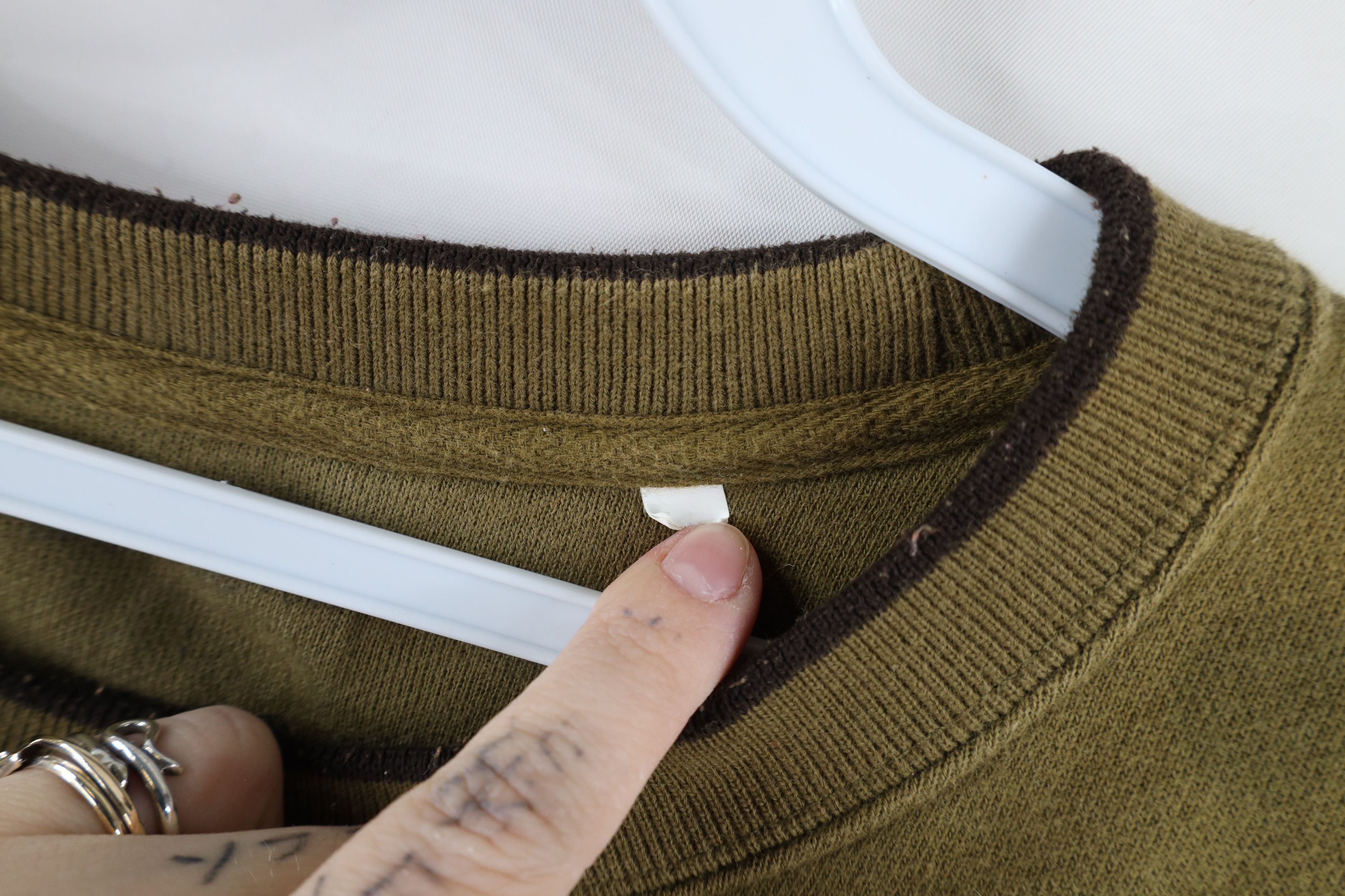 Vintage Vintage 90s Streetwear Buck Nature Crewneck Sweatshirt Green Size US L / EU 52-54 / 3 - 8 Thumbnail