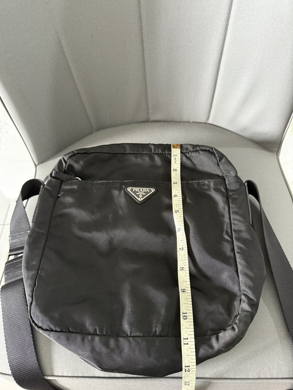 Prada Vintage Prada Black Medium Crossbody Sling Bag Size ONE SIZE - 16 Thumbnail