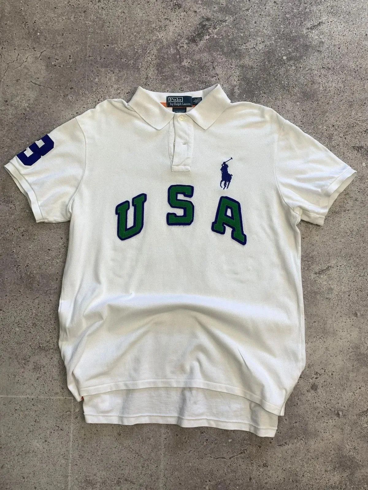 Vintage Vintage Polo Ralph Lauren USA Chicago Los Angelas JapanRugby Size US L / EU 52-54 / 3 - 2 Thumbnail
