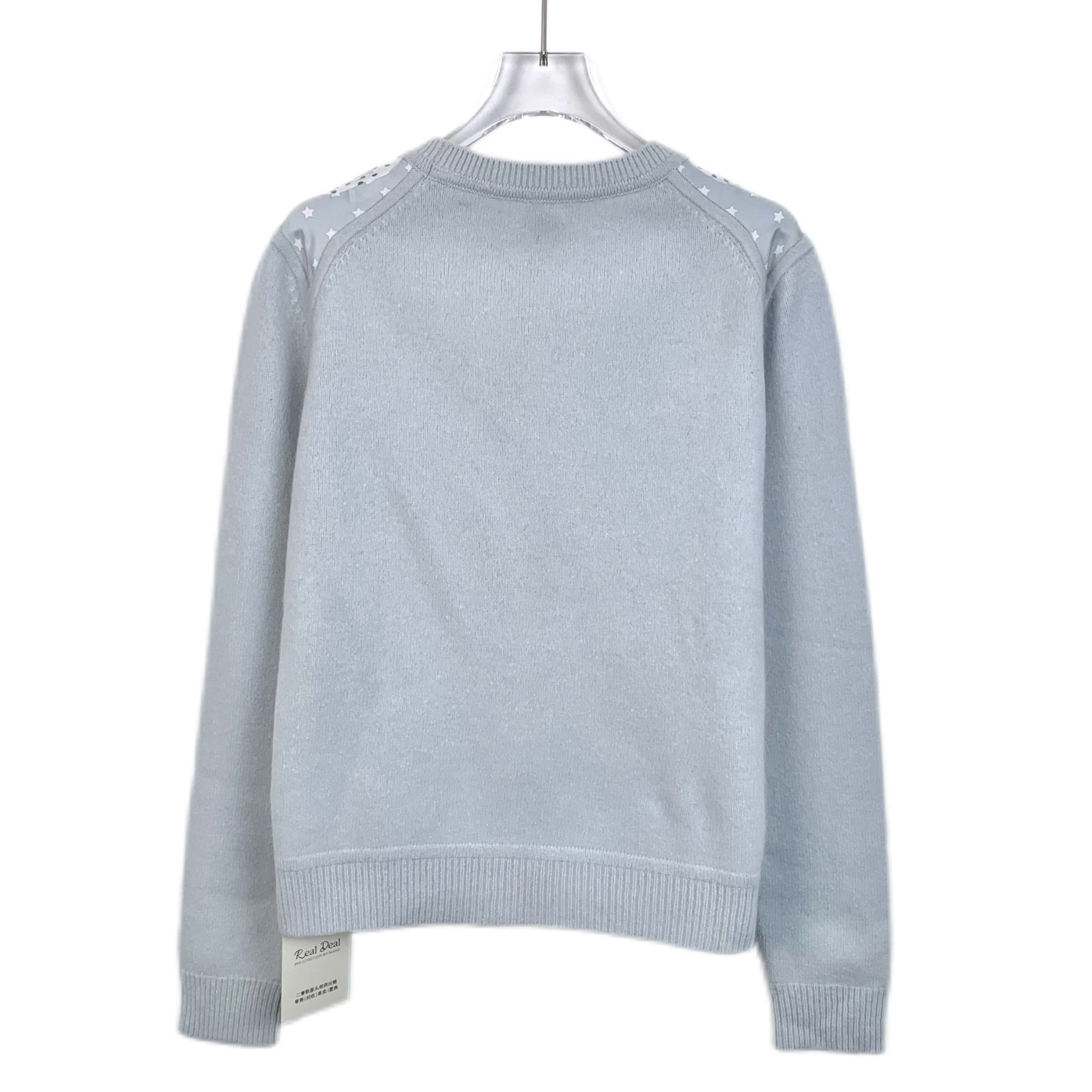Hermes Hermès Brides De Gala Aqua Blue Wool & Silk Knit Sweater Siz Size S / US 4 / IT 40 - 9 Thumbnail