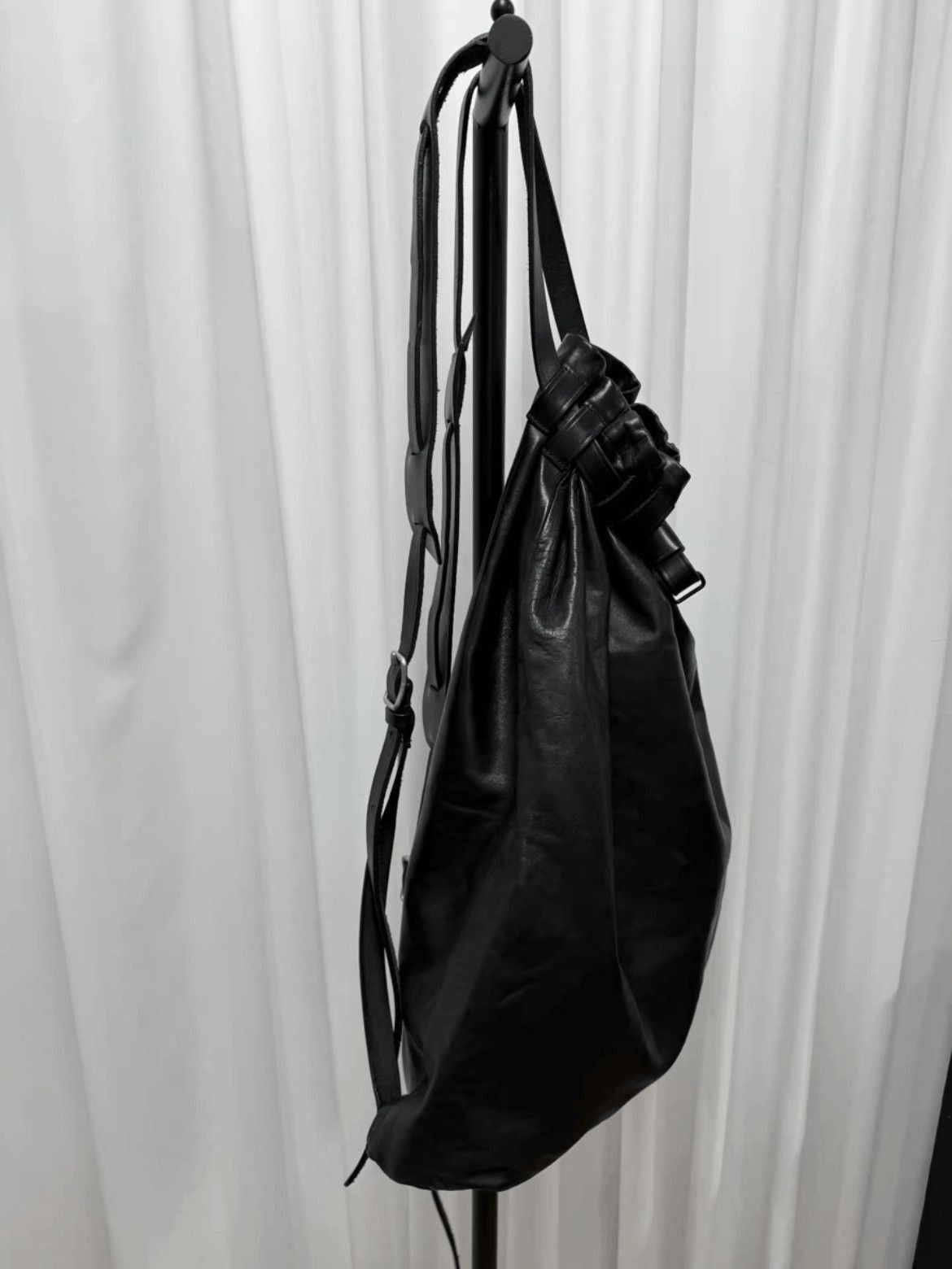 Yohji Yamamoto Yohji Yamamoto Pour Homme Horse Leather Backpack-2507 Size ONE SIZE - 5 Thumbnail