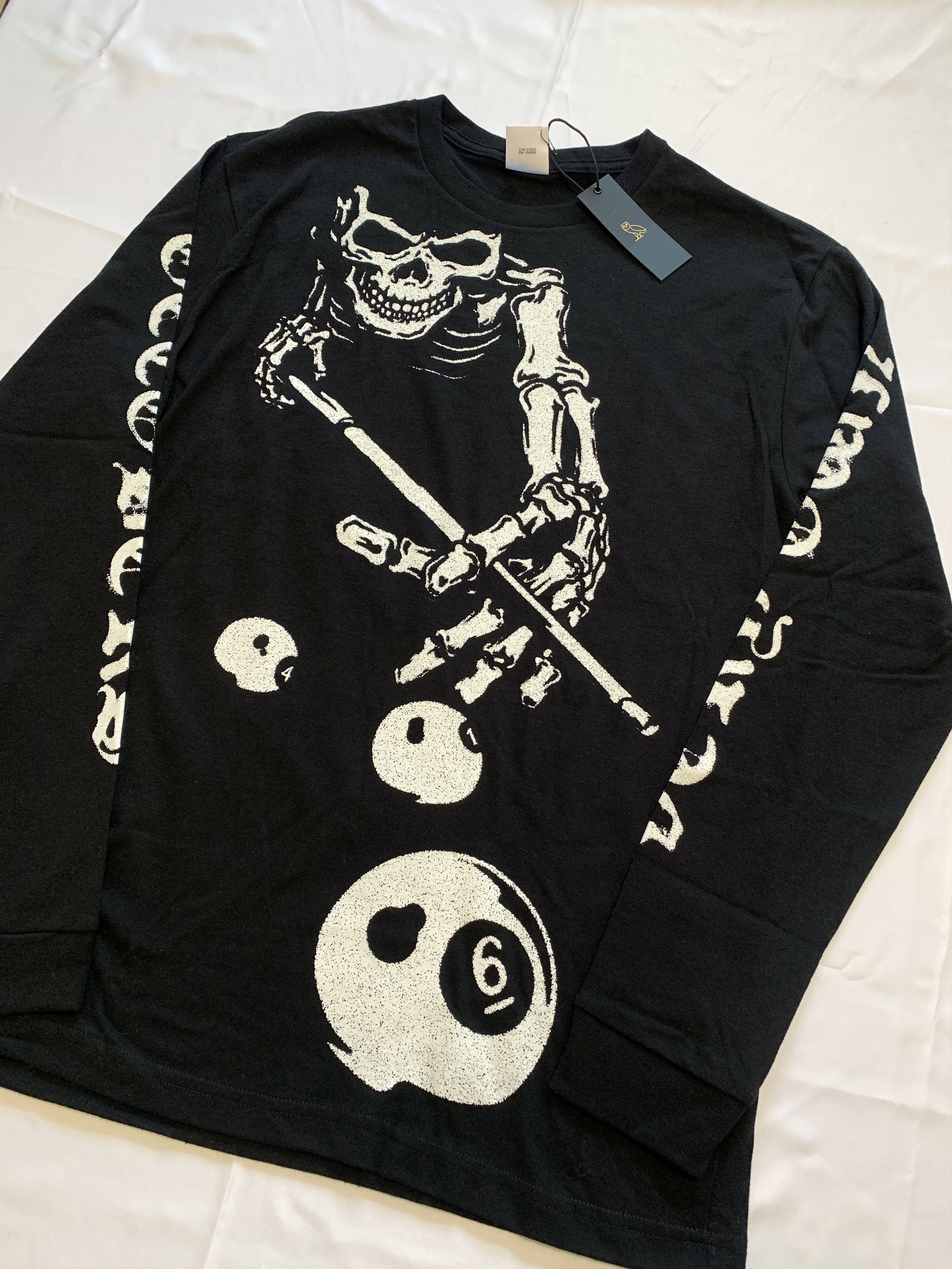 Drake OVO Skeleton Halloween Longsleeve T-shirt Size US S / EU 44-46 / 1 - 2 Thumbnail