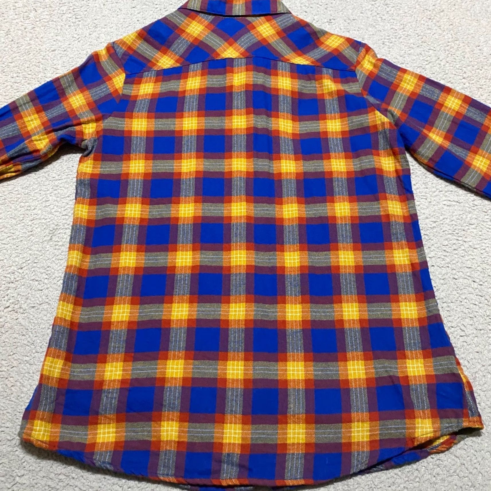Dickies Dickies Womens Shirt Small Multicolor Plaid Check Flannel Button Up Long Sleeve Casual Workwear Size S / US 4 / IT 40 - 2 Thumbnail