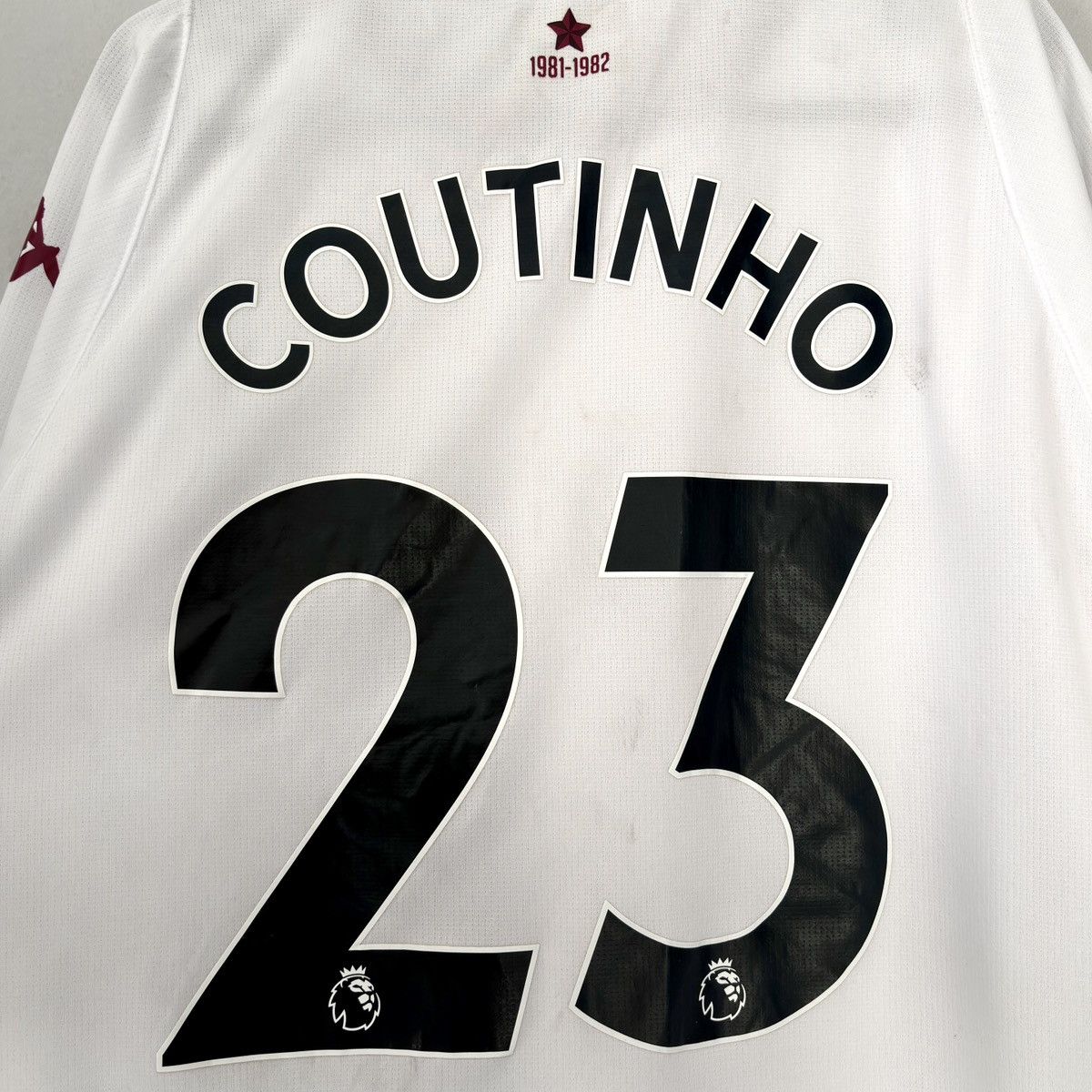Kappa 2021 2022 Aston Villa Coutinho Kappa England Soccer Jersey Size US XL / EU 56 / 4 - 6 Thumbnail