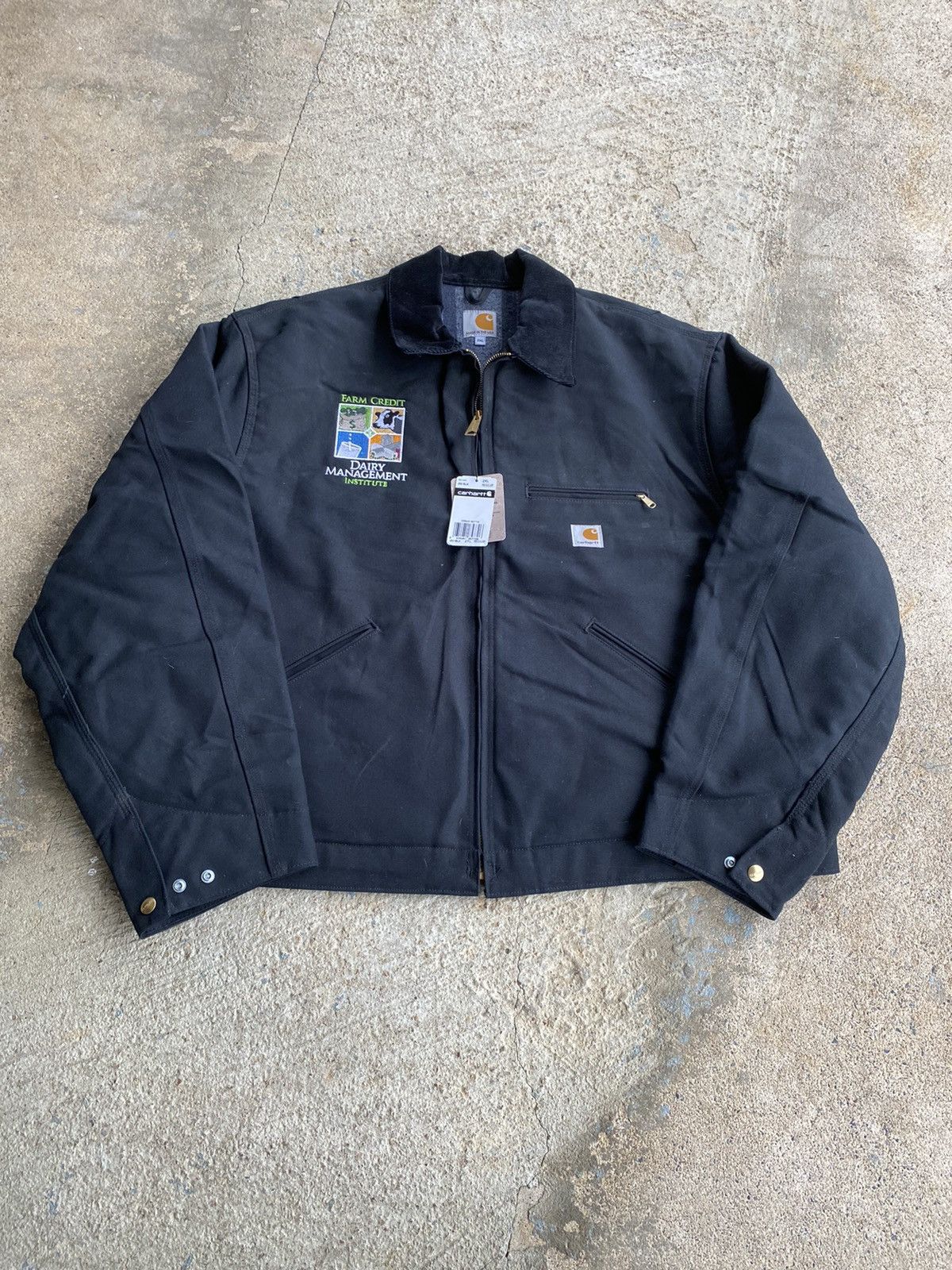 Carhartt × Vintage Vintage Carhartt Detroit Black Blanket Lined Jacket Size US XXL / EU 58 / 5 - 1 Thumbnail