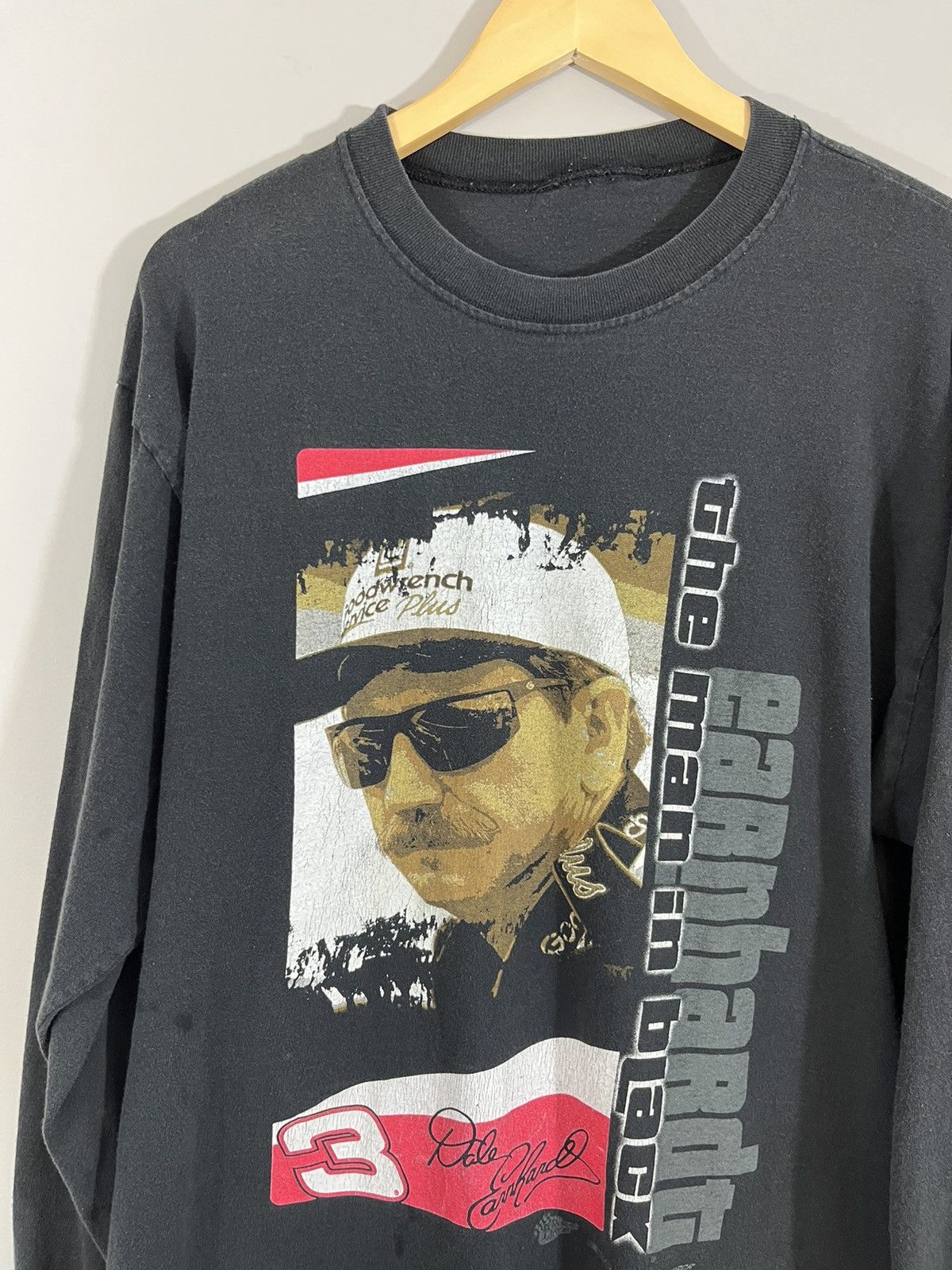 NASCAR Dale Earnhardt Thrashed Distressed Nascar Shirt Size US XXL / EU 58 / 5 - 4 Thumbnail