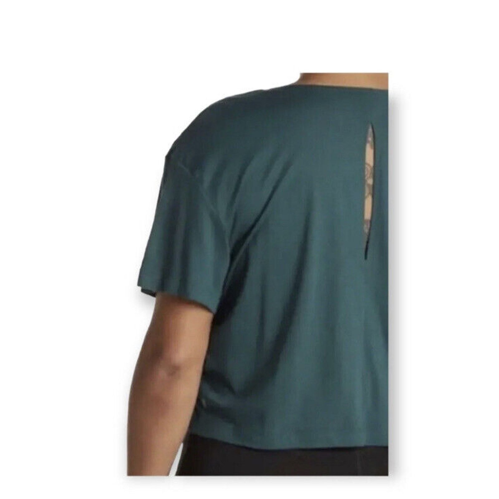 Nordstrom Nordstrom Rack Z By Zella Women’s 1X Re-Gen SS Cropped Tee Size XL / US 12-14 / IT 48-50 - 6 Thumbnail