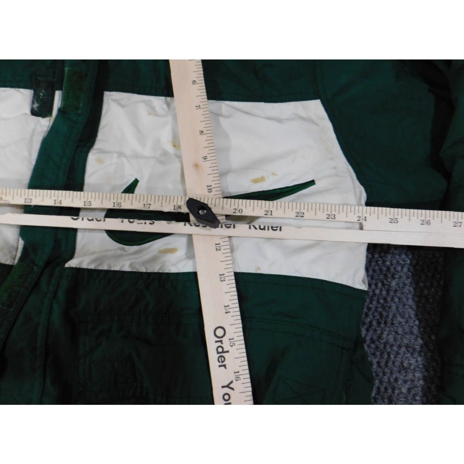 Nike VINTAGE Nike Jacket Small Green Puffer 90s S Zip Lined Nylon Retro Embroidered Mens Regular Autumn Winter Size US S / EU 44-46 / 1 - 6 Thumbnail