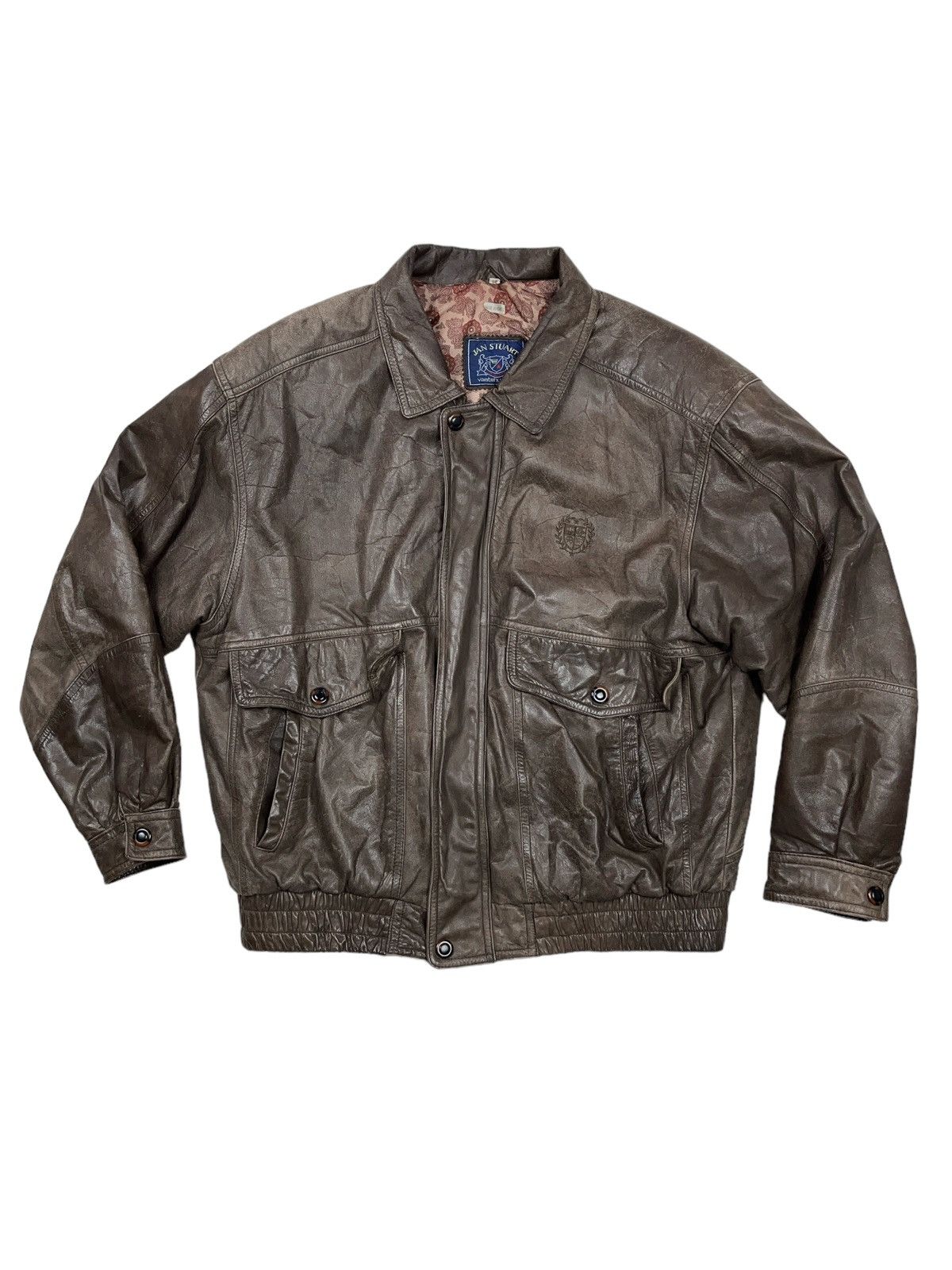 Other Vintage Archival Brown Leather Korean Jacket Avant Garde Size US L / EU 52-54 / 3 - 2 Thumbnail