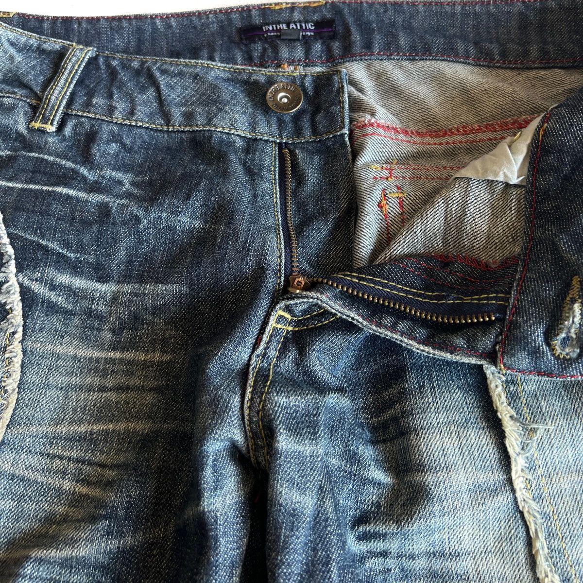 If Six Was Nine In The Attic Washed denim 2000s Size US 37 - 6 Thumbnail