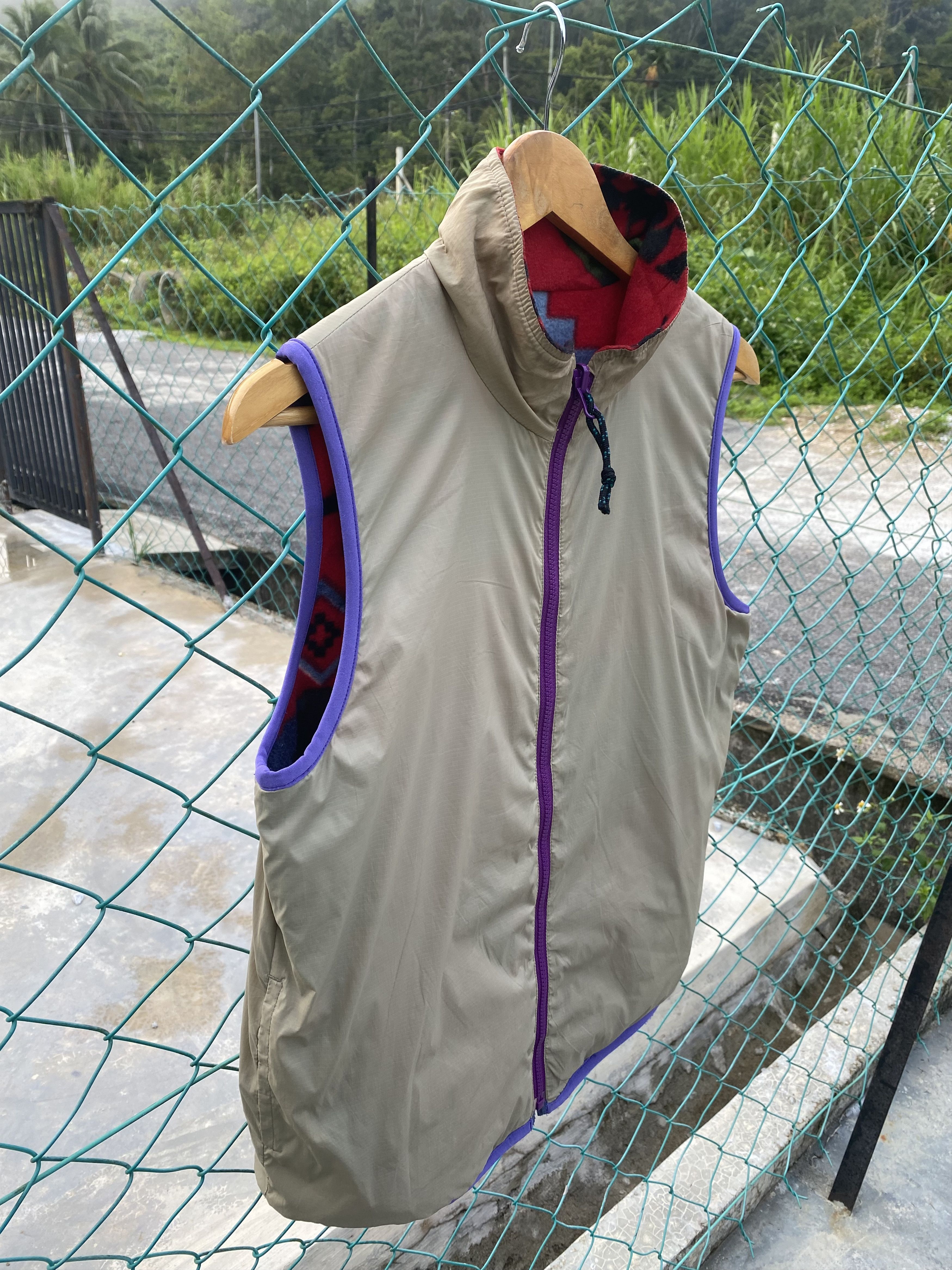 Aztech Mountain × Ciaopanic Ciaopanic aztec printed fleece nylon riversible vest Size M / US 6-8 / IT 42-44 - 7 Thumbnail