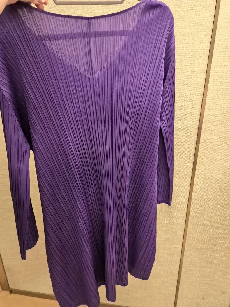 Issey Miyake issey miyake size:4 Purple dress 2506-Nextarrow Size XXS / US 00 / IT 34 - 3 Thumbnail